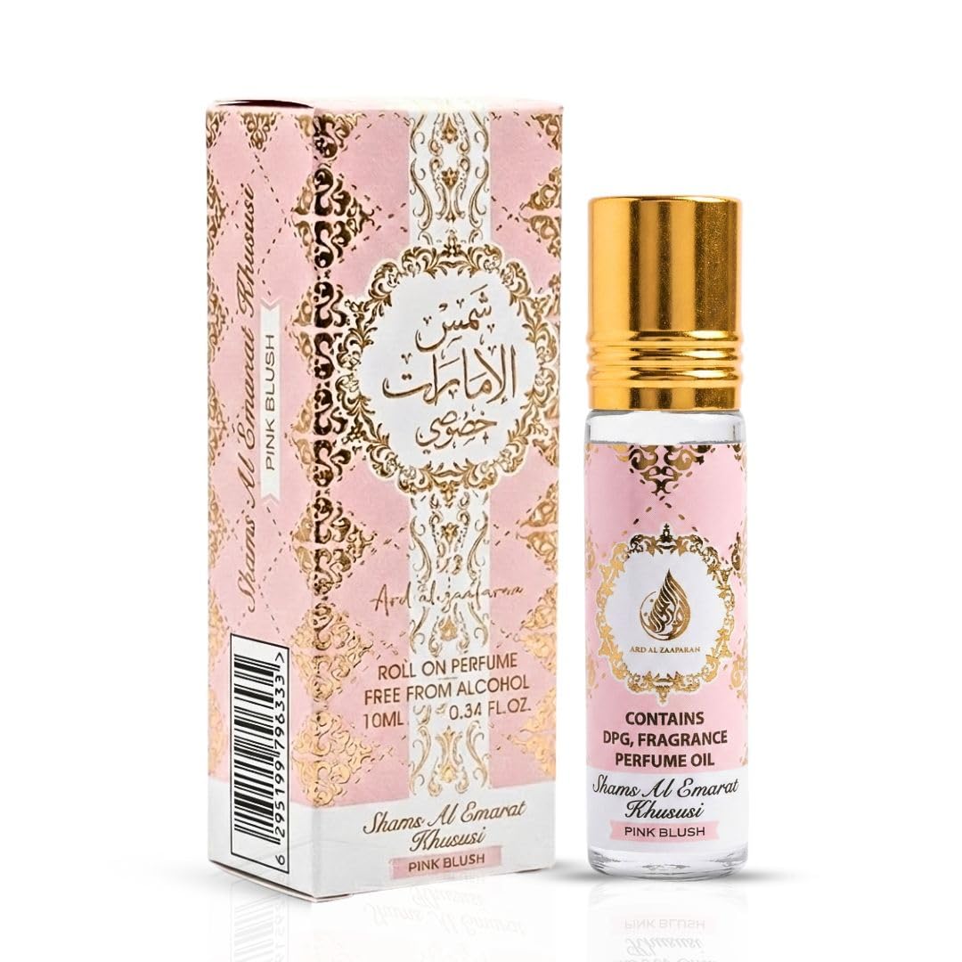 Ard Al Zaafaran Pink Blush Shams Al Emarat Khususi Roll On Oil / For Women 10