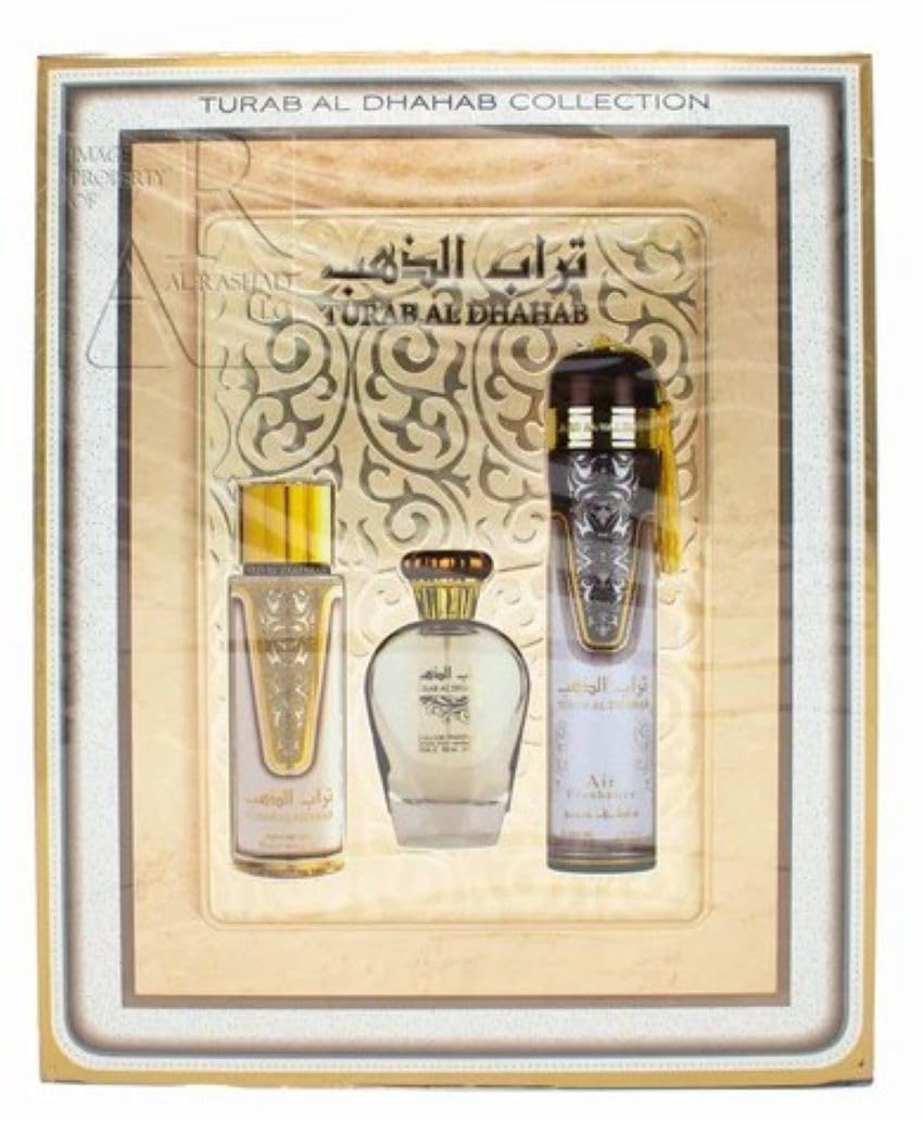 [Set] Ard Al Zaafaran Turab Al Dhahab 3 Piece For Women EDP 3.4 oz - Thumbnail 2
