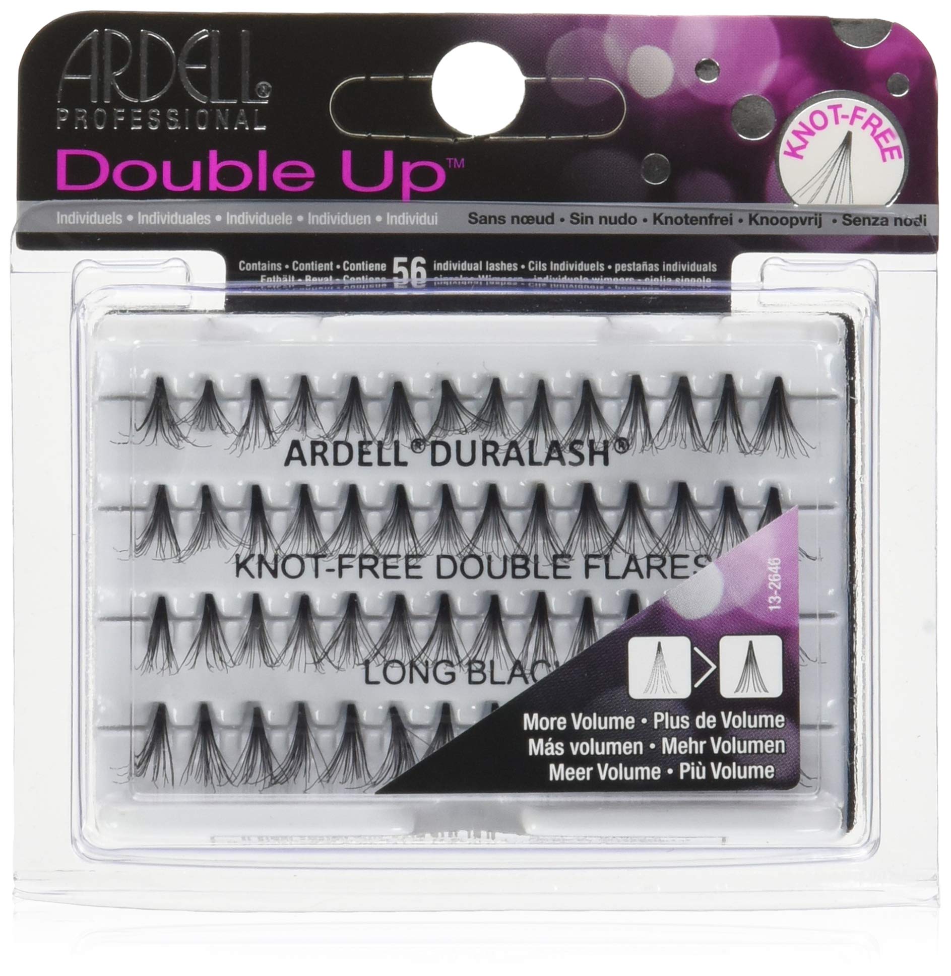 Double Up Individuals Knot Free Long Black - Thumbnail 2