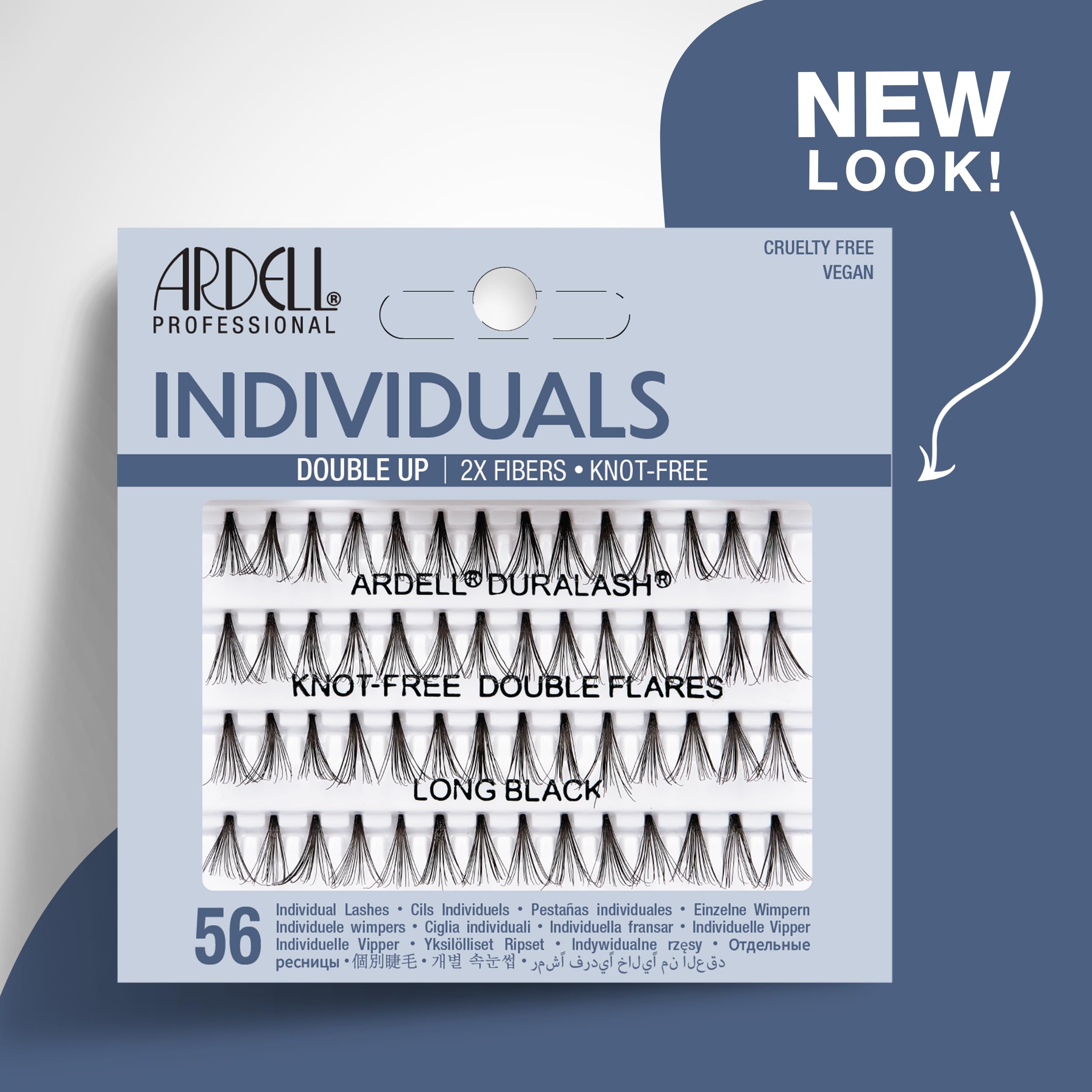 Double Up Individuals Knot Free Long Black