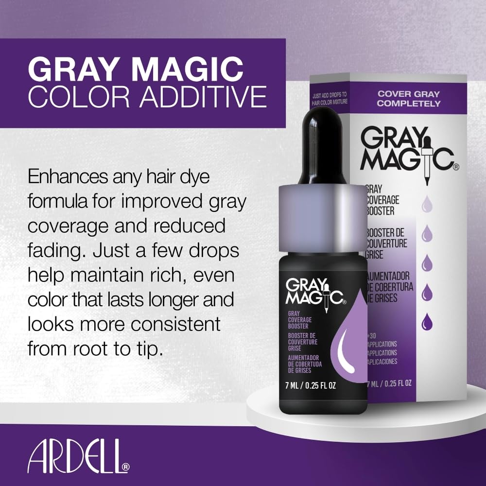 Ardell Gray Magic Hair Color Drops Additive Boosts Hair Color Penetration - Thumbnail 3