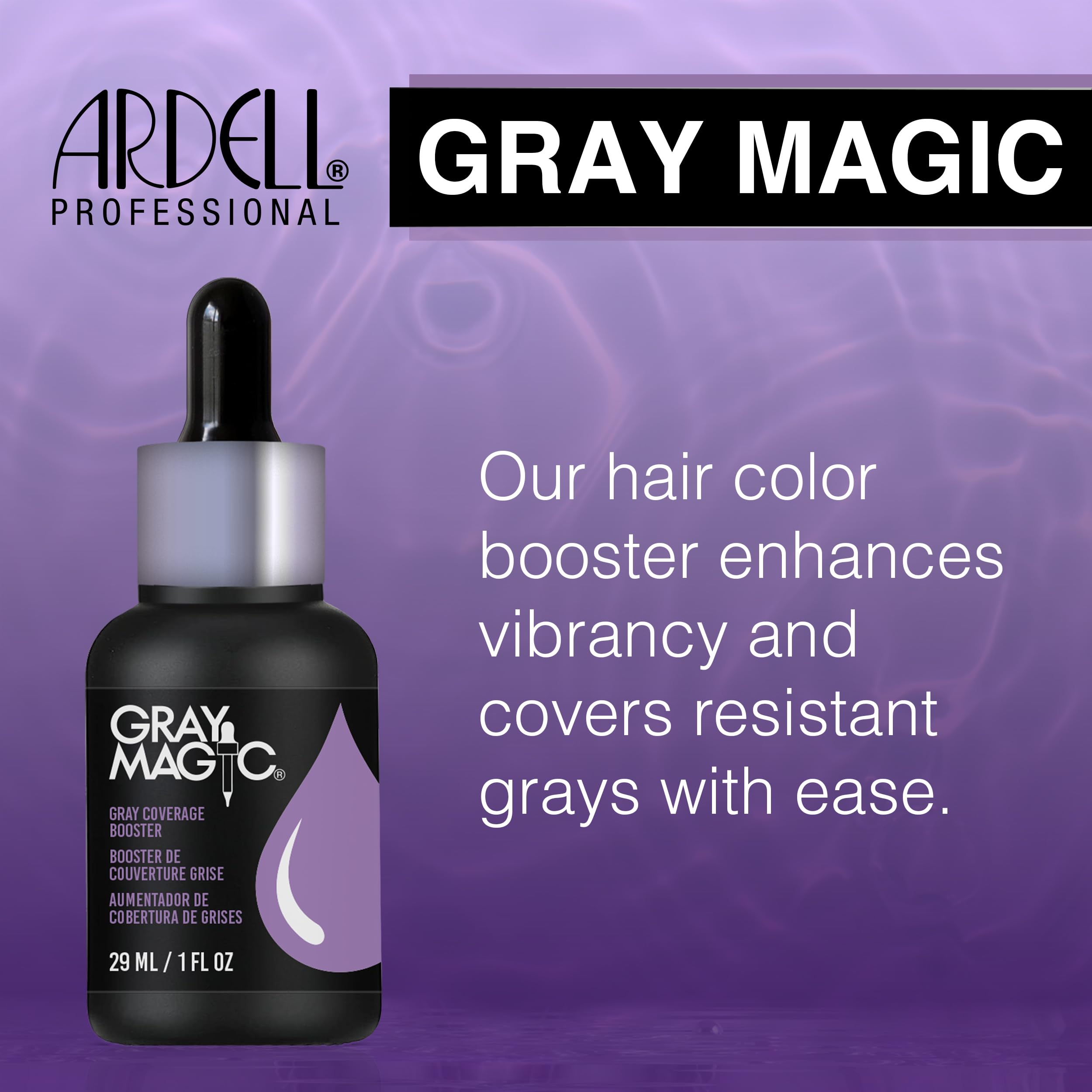 Ardell Gray Magic Color Additive for Hair Dye Anti Fade Gray Hair Coverage - Thumbnail 3