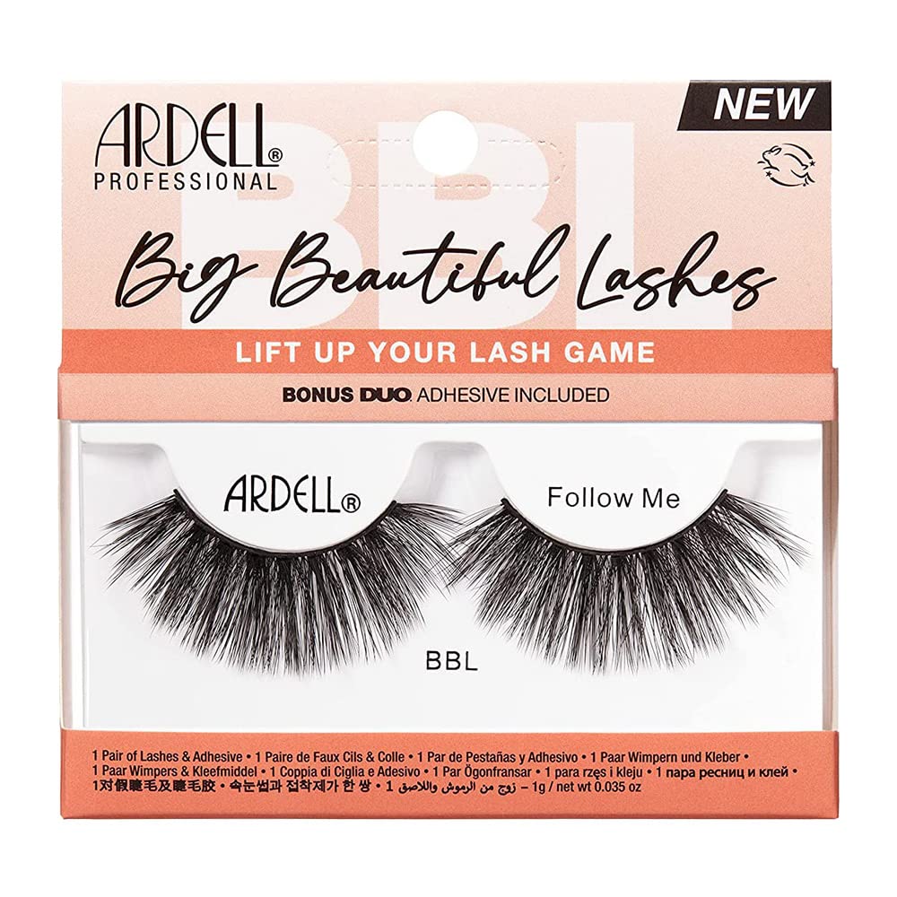 Ardell Bbl Big Beautiful Lashes 969 Follow Me With Duo Clear Adhesive 1 Pack
