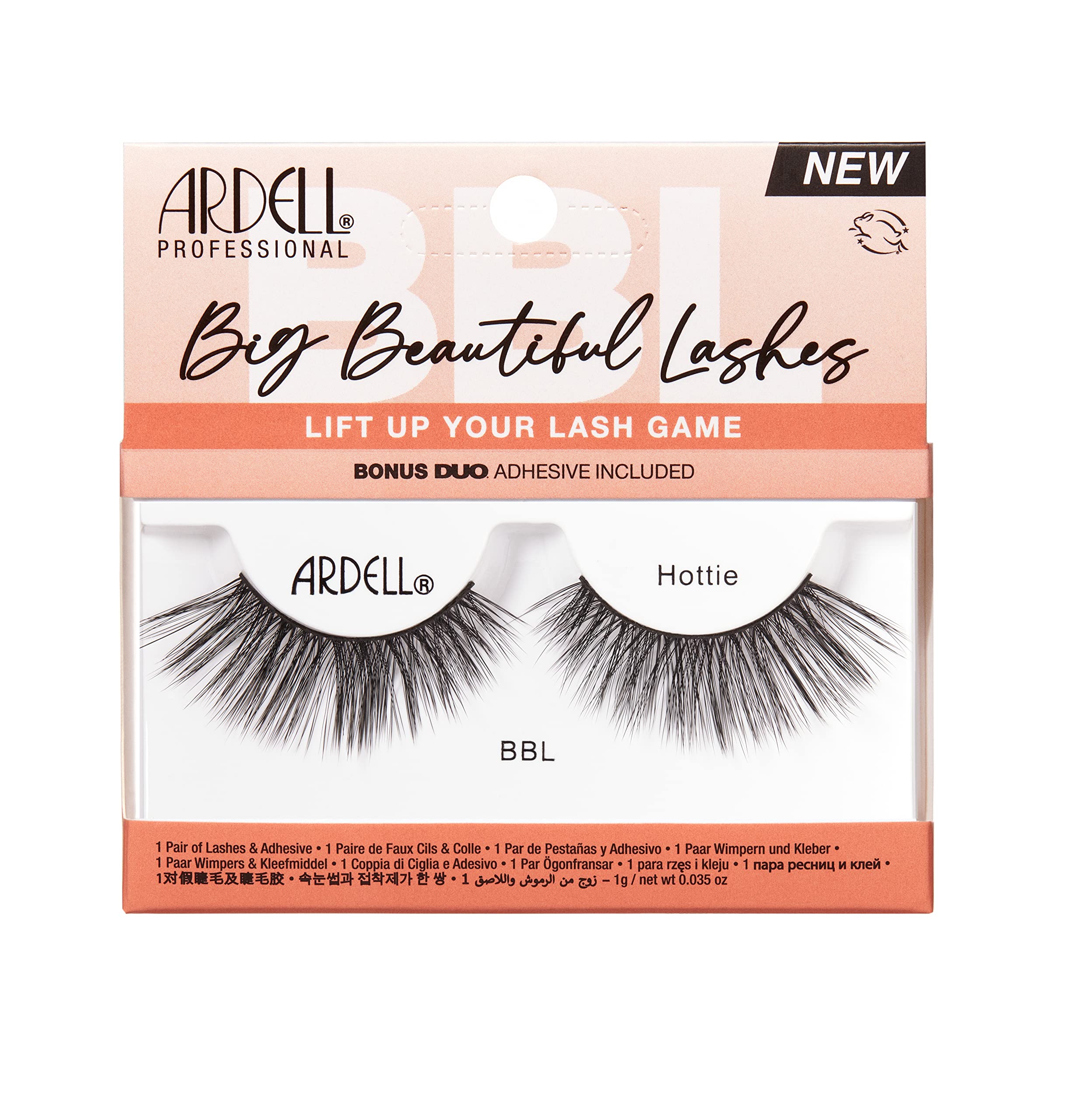 Ardell Bbl Big Beautiful Lashes 960 Hottie With Duo Clear Adhesive 1 Pack