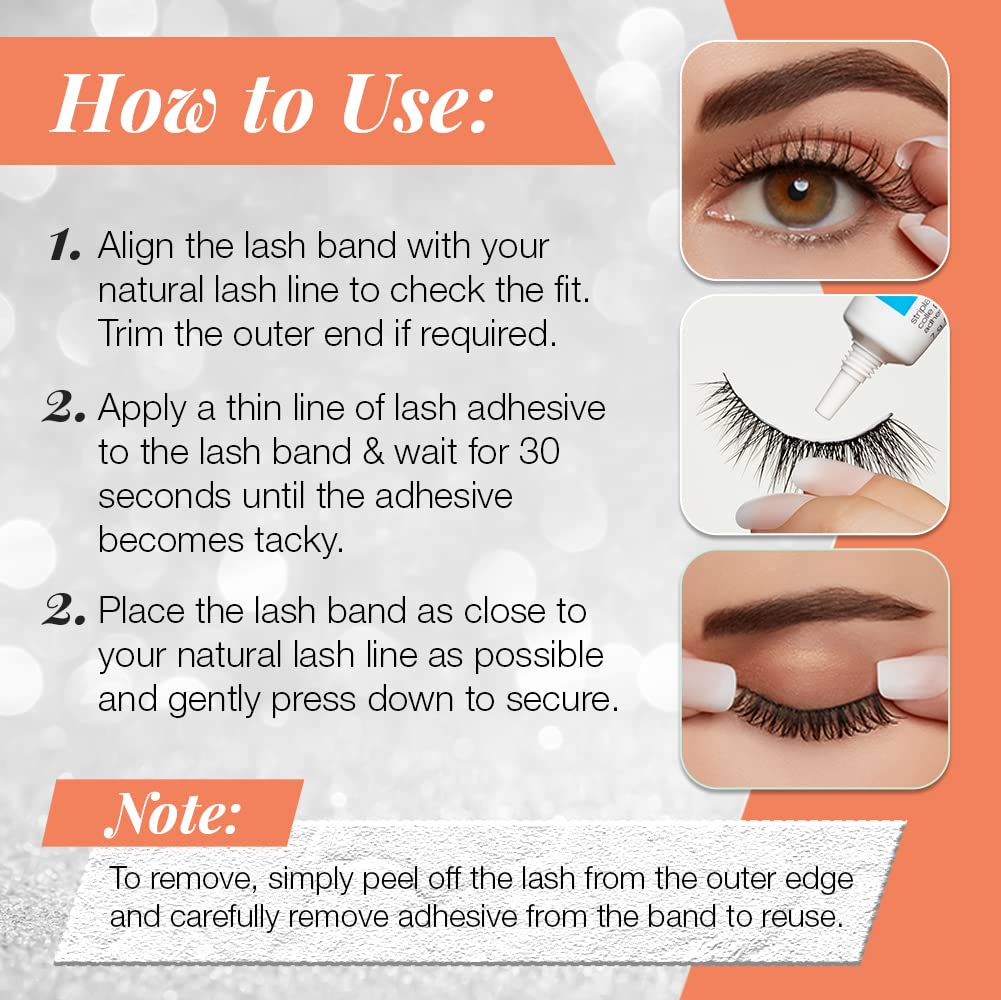 Ardell Bbl Big Beautiful Lashes 971 Poppin With Duo Clear Adhesive 1 Pack