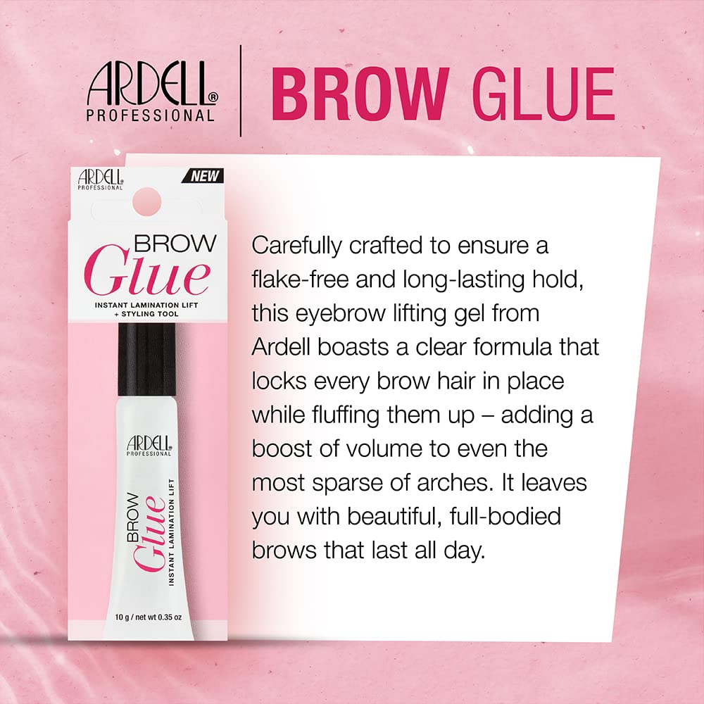 Ardell Brow Glue Clear Eyebrow Gel for Instant Lamination Lift With Styling - Thumbnail 2