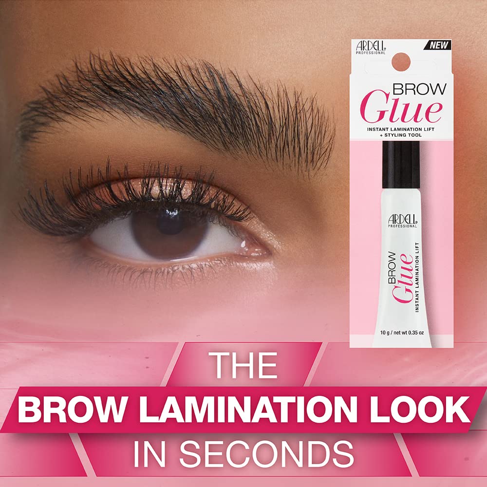Ardell Brow Glue Clear Eyebrow Gel for Instant Lamination Lift With Styling - Thumbnail 3