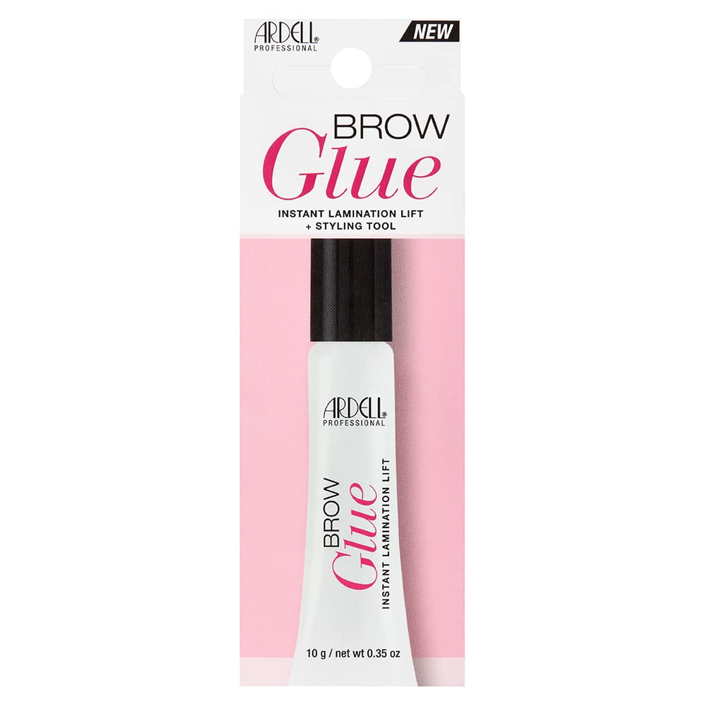 Ardell Brow Glue Clear Eyebrow Gel for Instant Lamination Lift With Styling