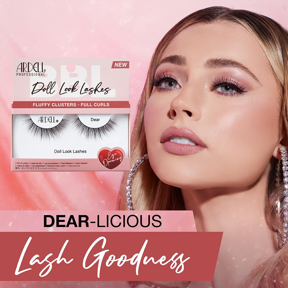 Ardell Doll Lashes Dear Natural Look False Eyelashes for Dramatic Eye Look 1 - Thumbnail 3