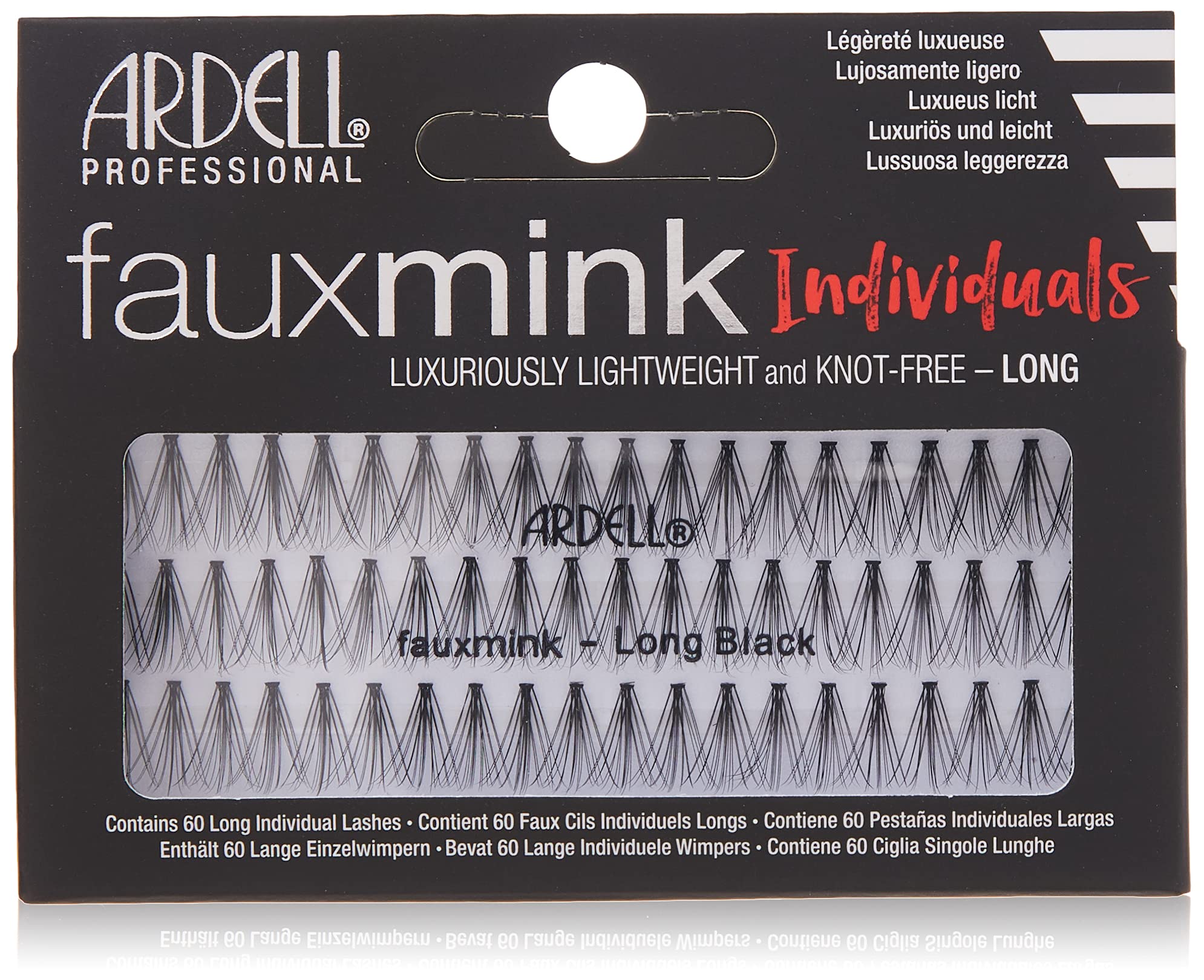 Faux Mink Individuals Long Black - Thumbnail 3