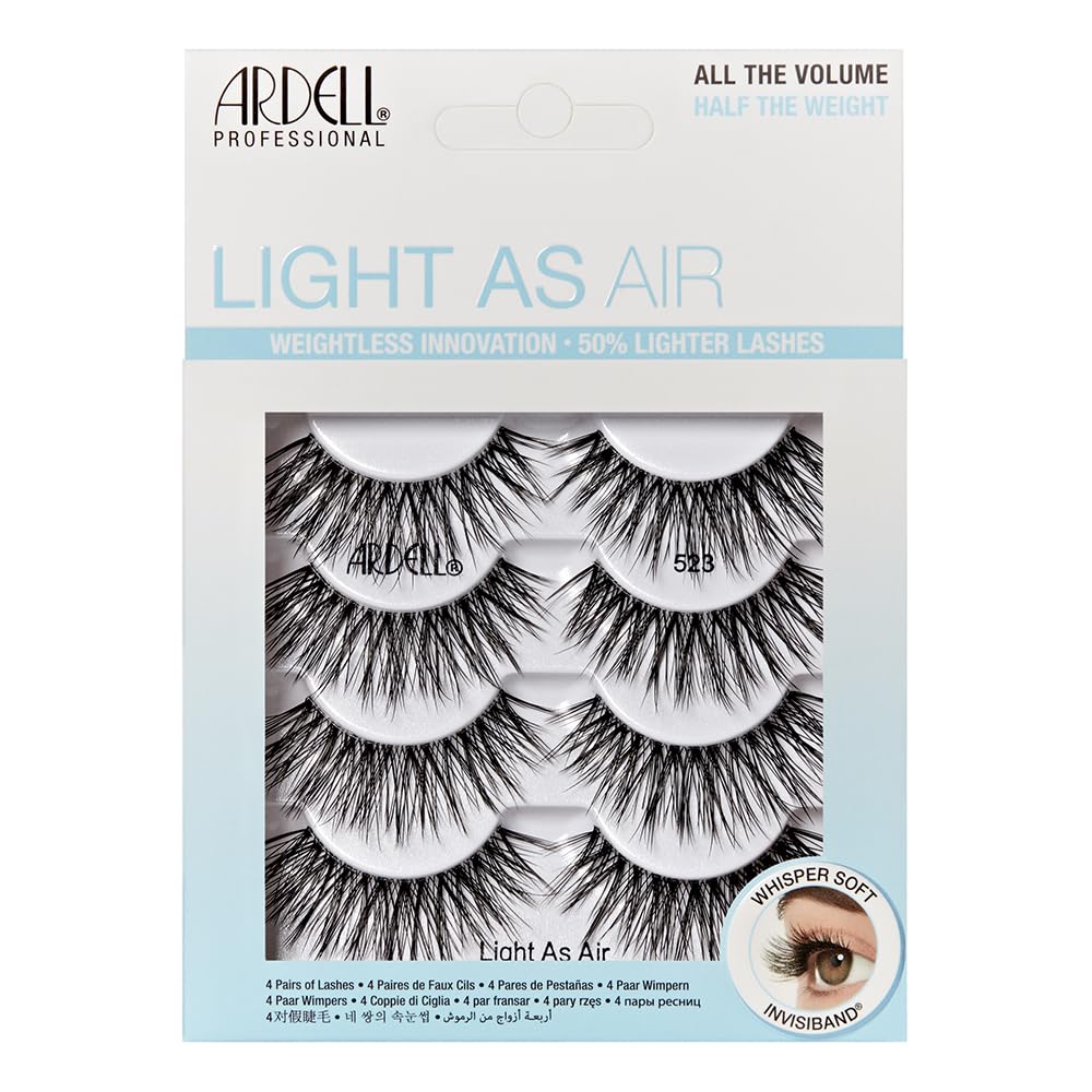 Ardell Light As Air 523 Lashes 4 Pairs In A Pack