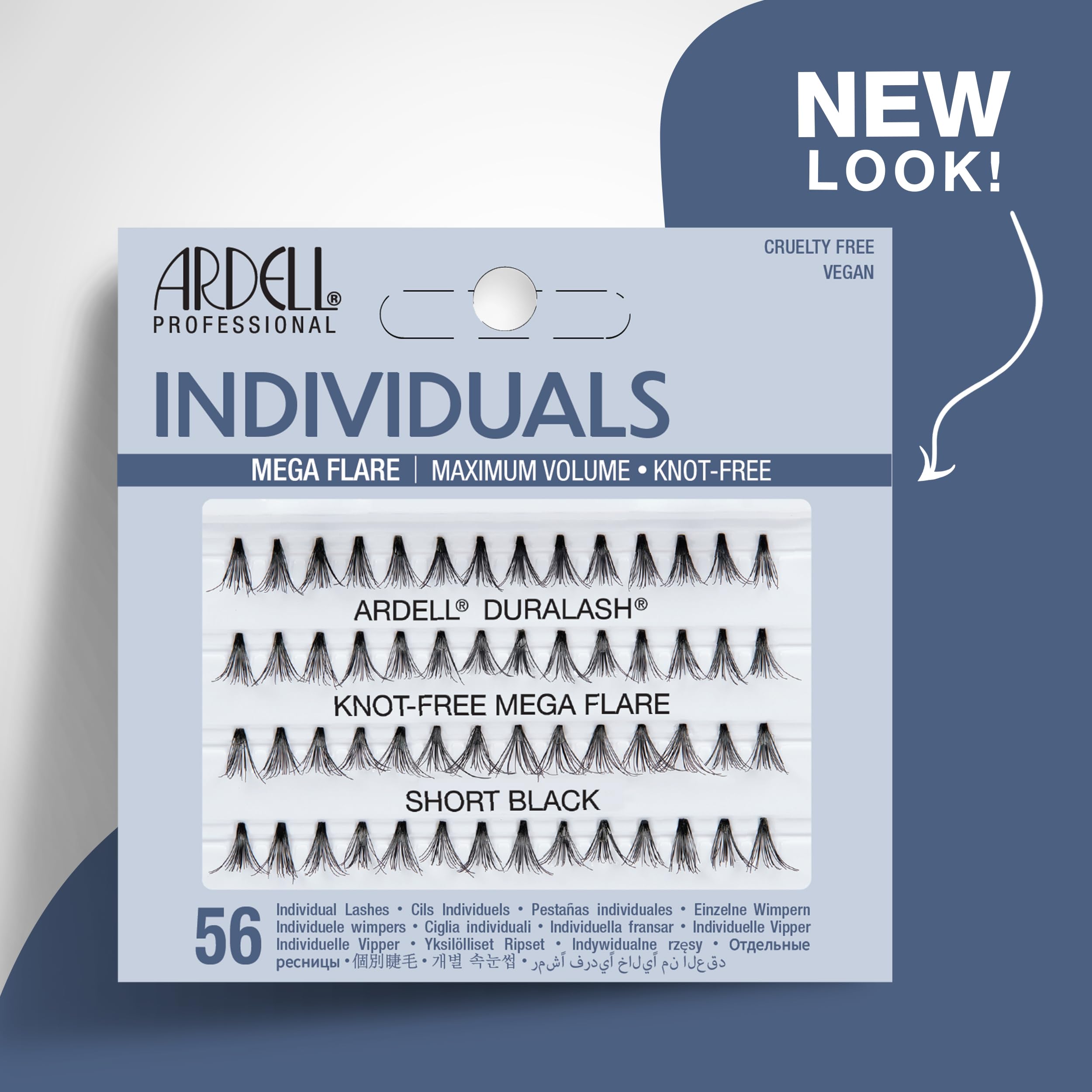 Mega Individuals Knot Free Short Black