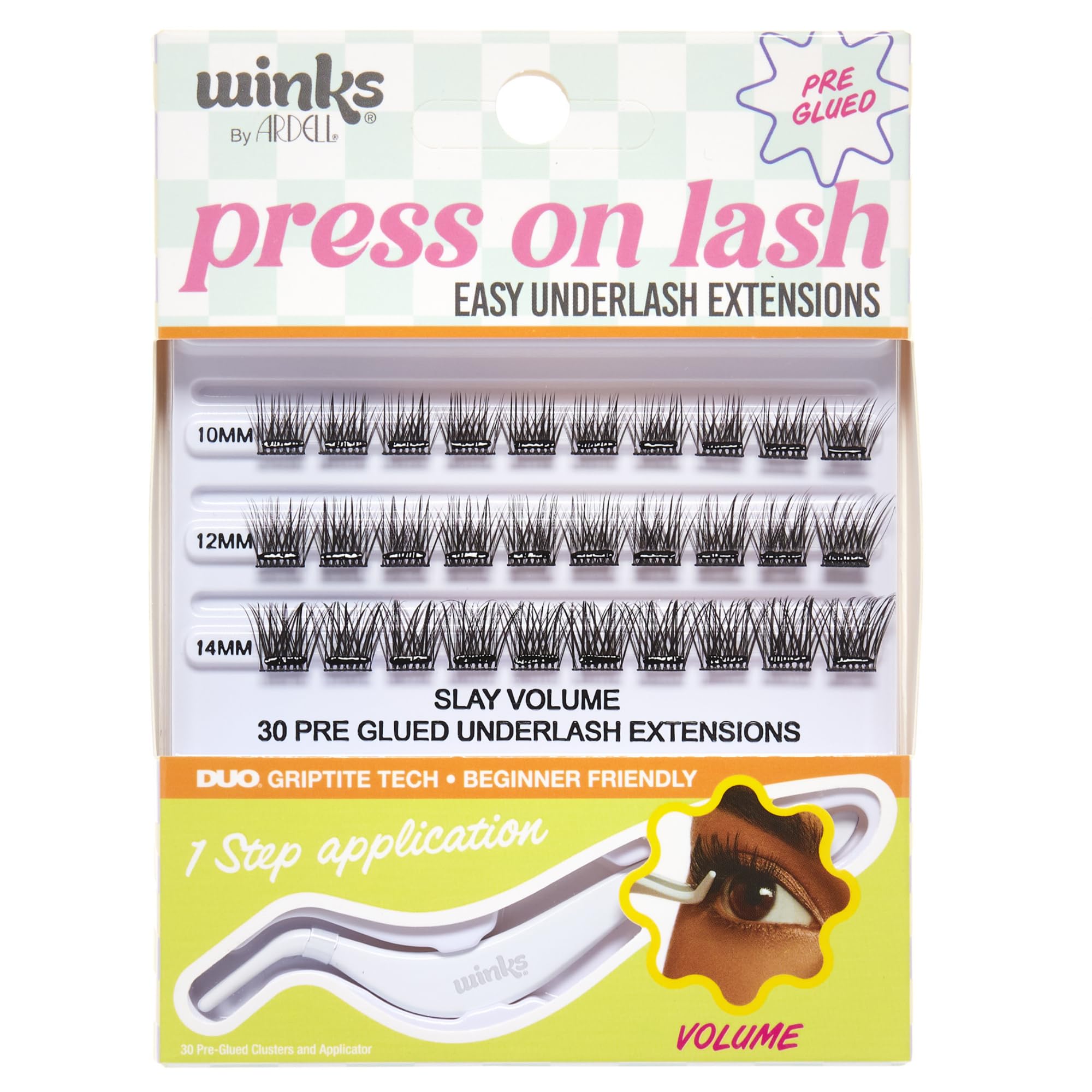 Ardell Winks Press On Eyelash Extensions Volume Diy Lash Clusters 30 Individual - Thumbnail 2