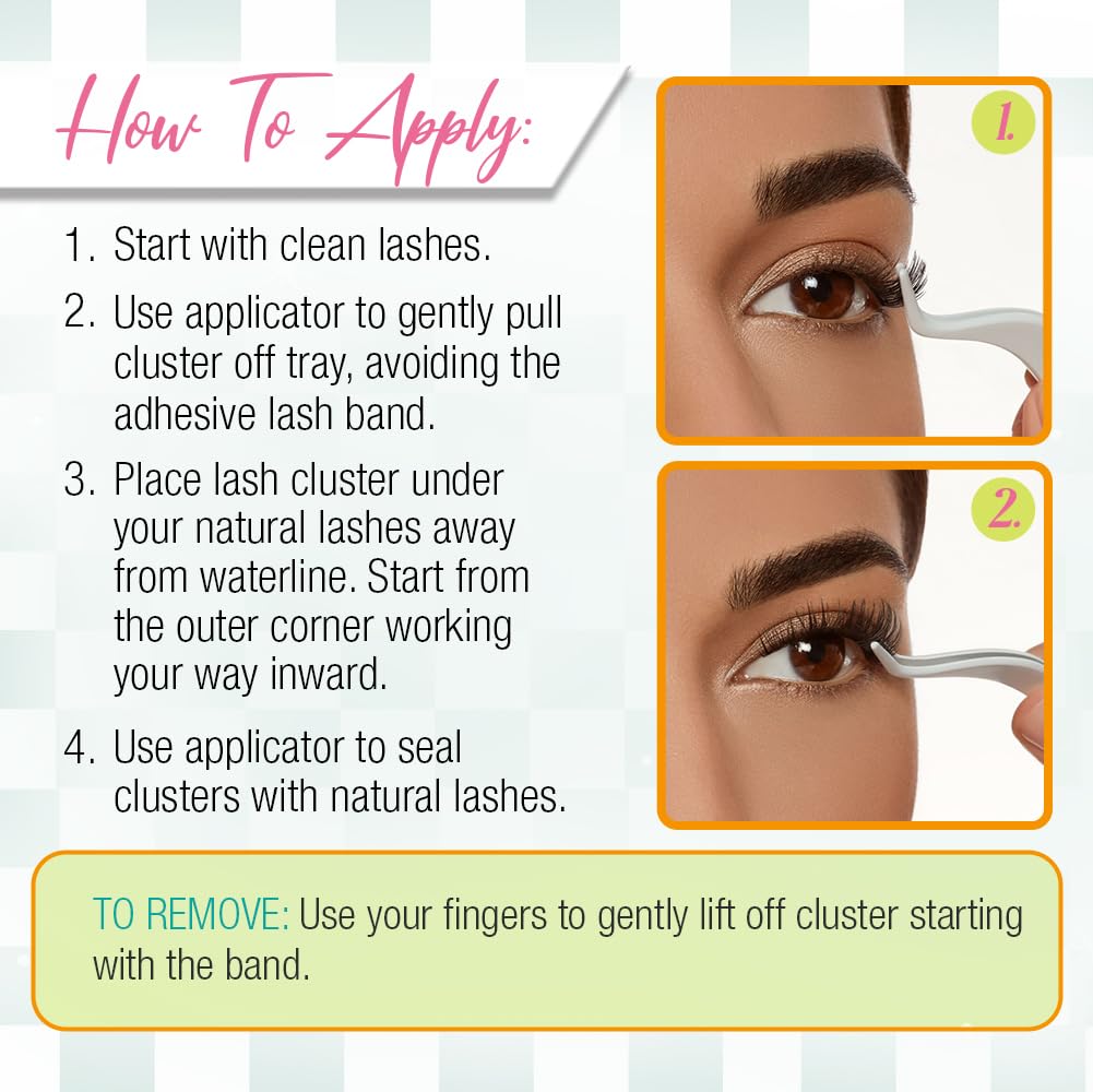 Ardell Winks Press On Eyelash Extensions Volume Diy Lash Clusters 30 Individual - Thumbnail 3