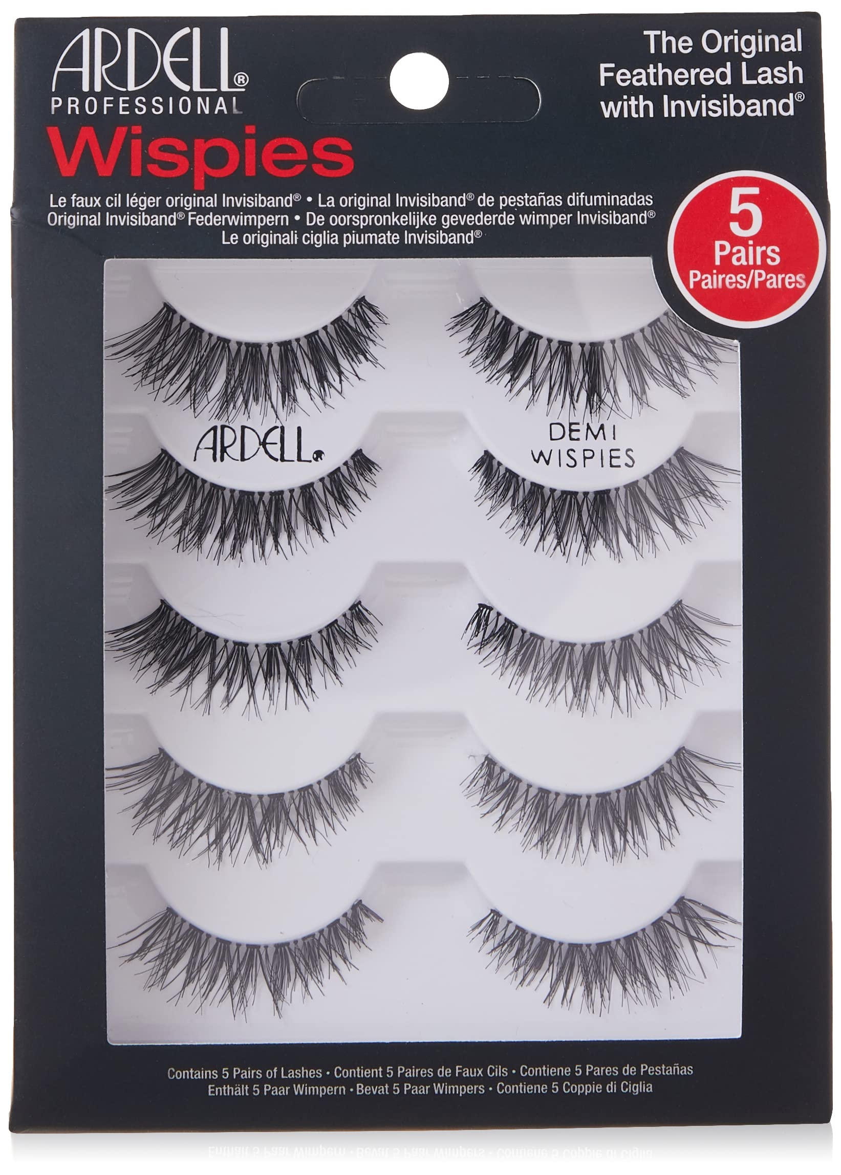 Ardell 5 Count Wispies Black Strip Lashes - Thumbnail 2