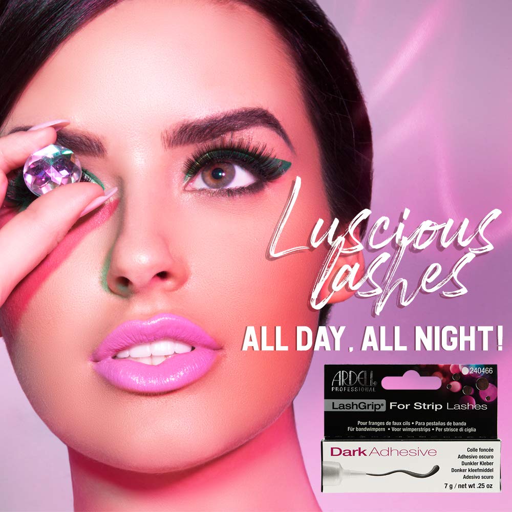 Ardell Lashgrip Eyelash Adhesive for Strip Lashes Dark Waterproof Eye Lash Glue - Thumbnail 2