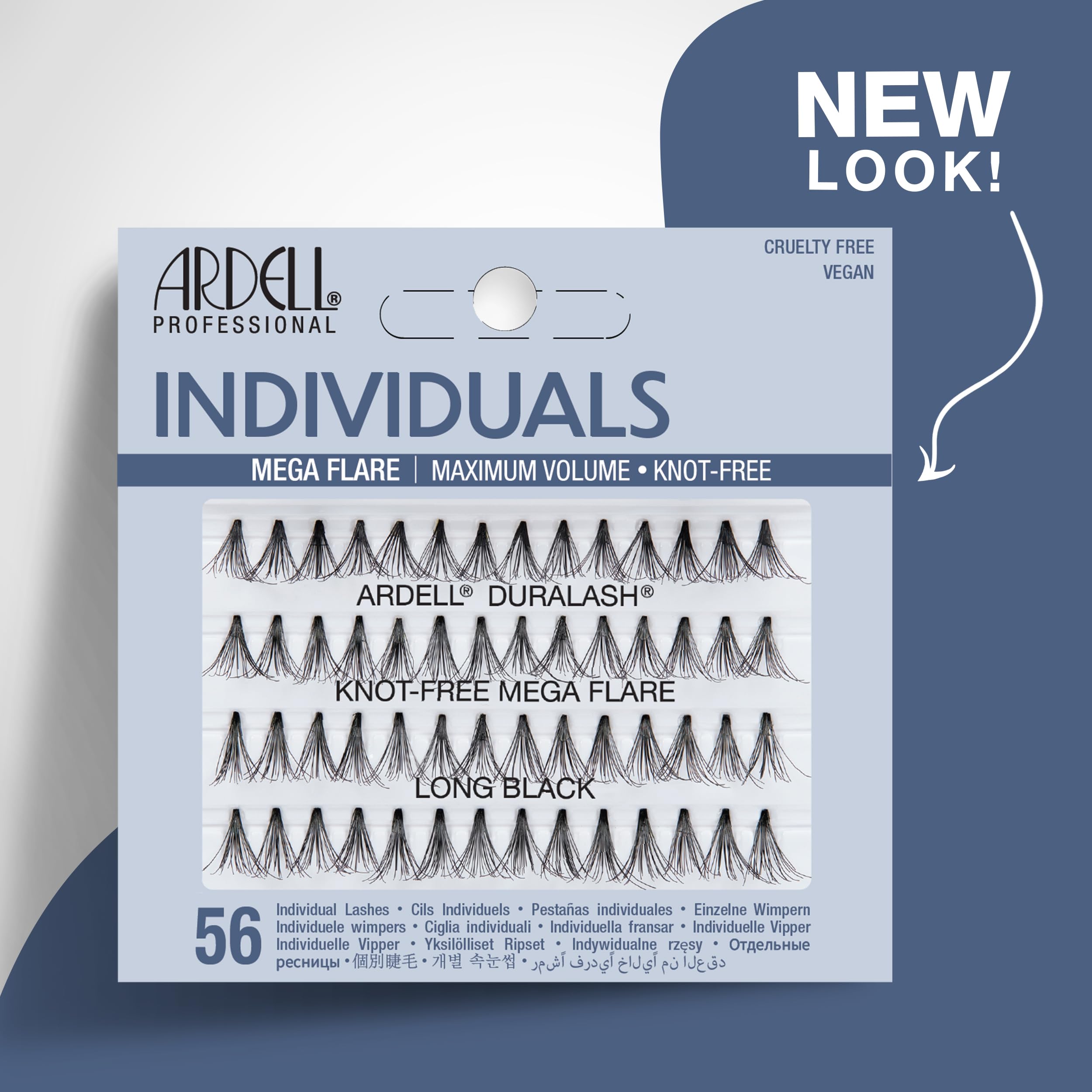 Mega Individuals Knot Free Long Black