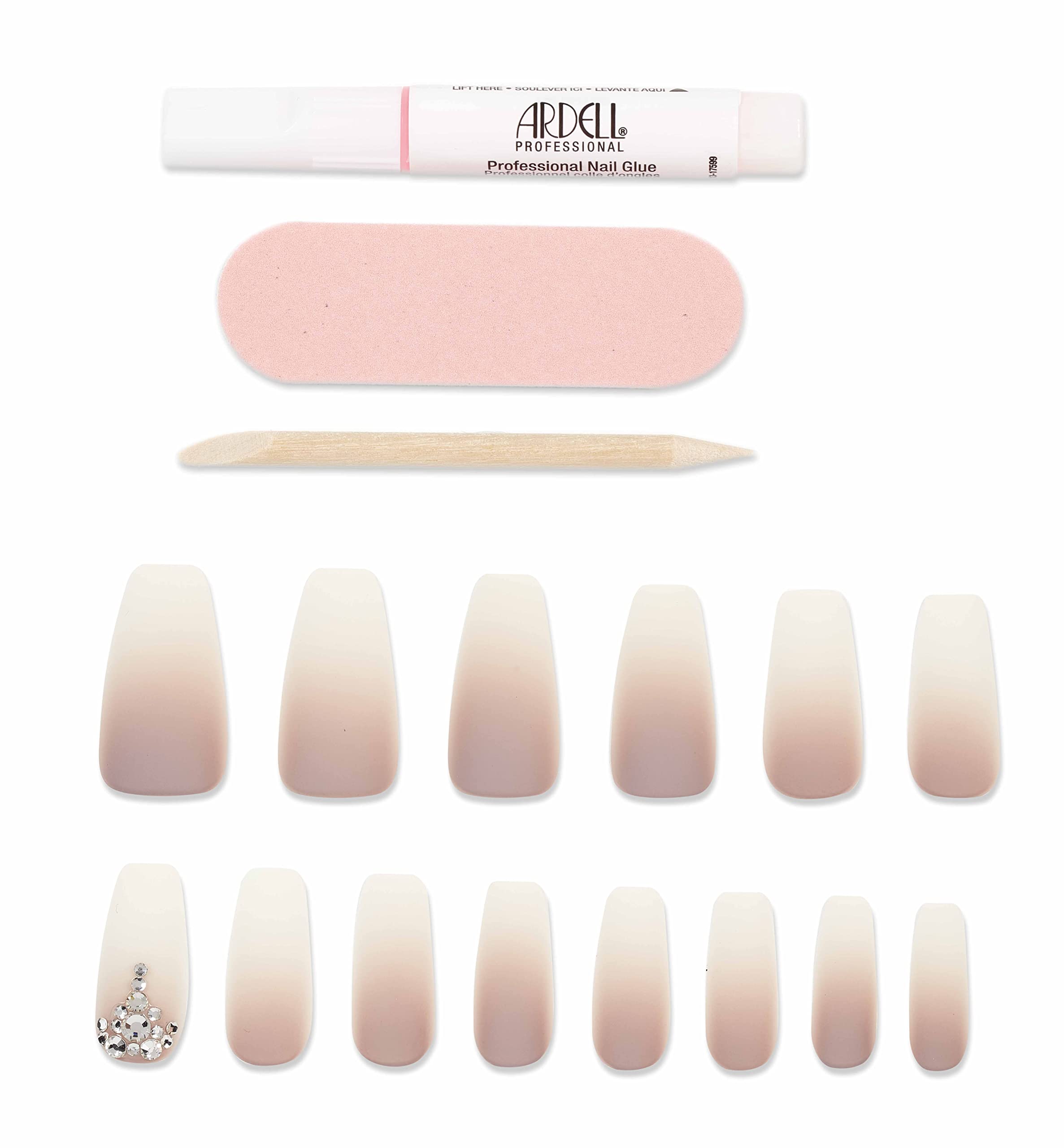 Ardell Nail Addict Artificial Nail Set Rich Tan Ombré - Thumbnail 3