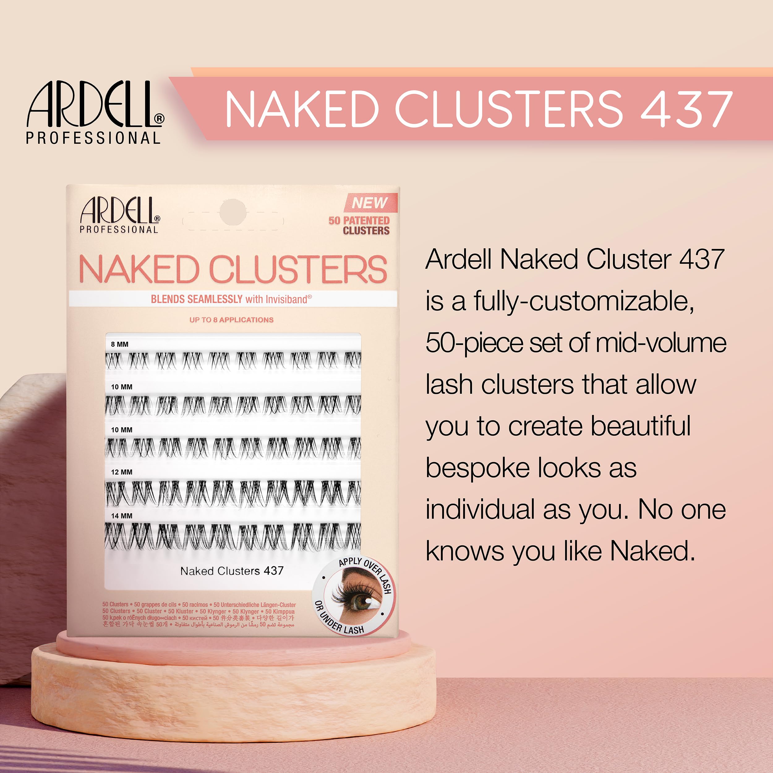 Ardell Naked Clusters 437 Diy Lash Clusters Natural Looking Individual Lashes - Thumbnail 3