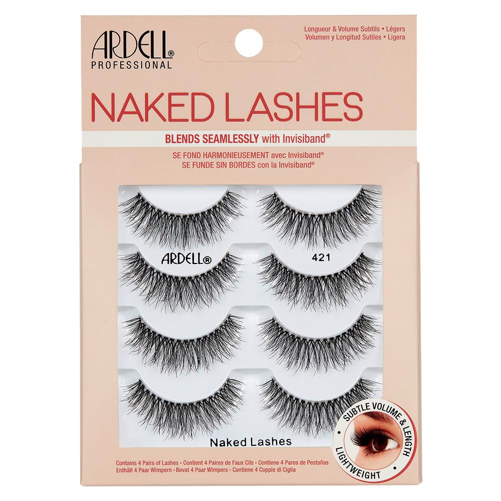 Ardell Naked Strip Lashes 421 Natural Looking Long Lasting False Eyelashes With