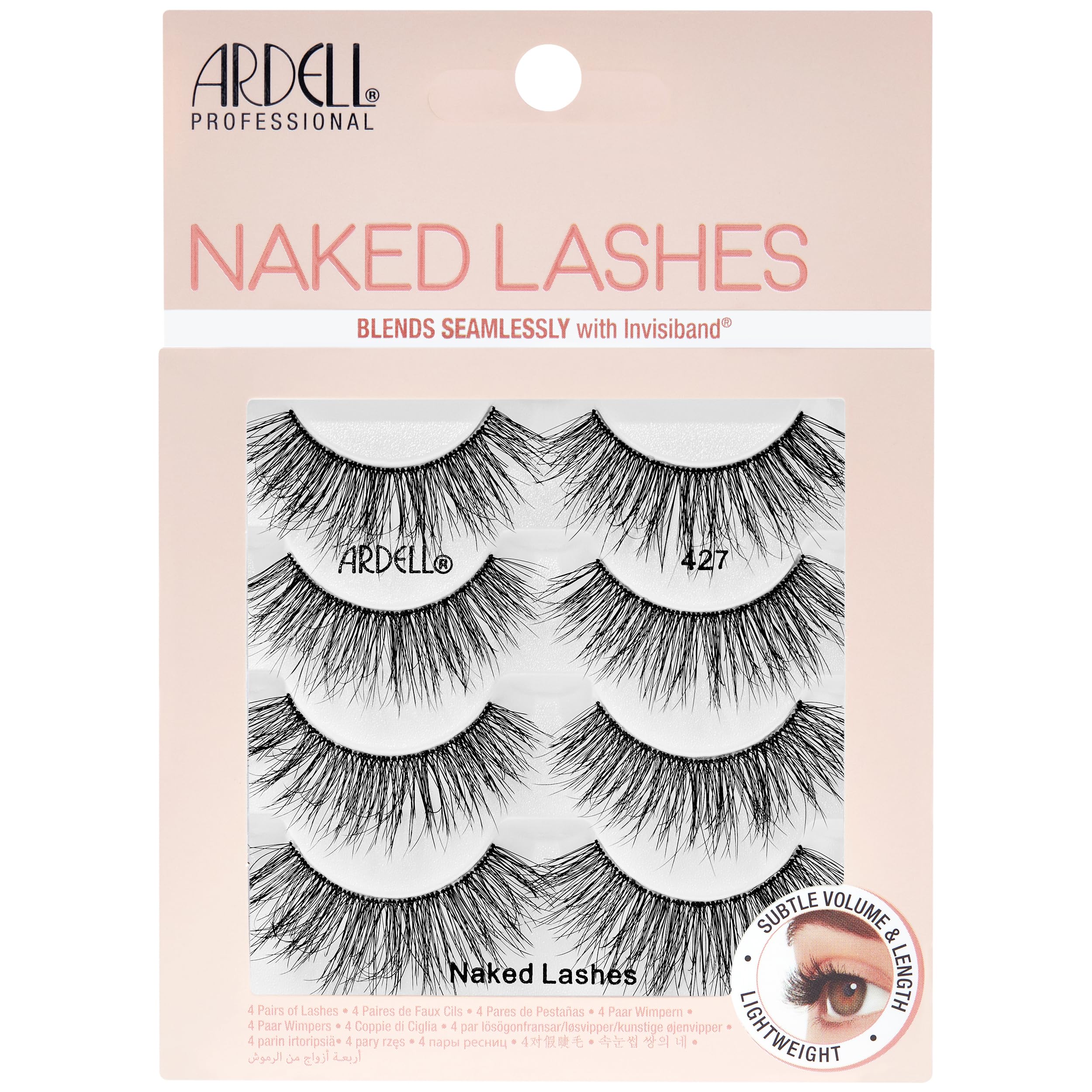 Ardell Naked Natural Lashes 427 Subtle Volume Length Natural Look Eyelashes