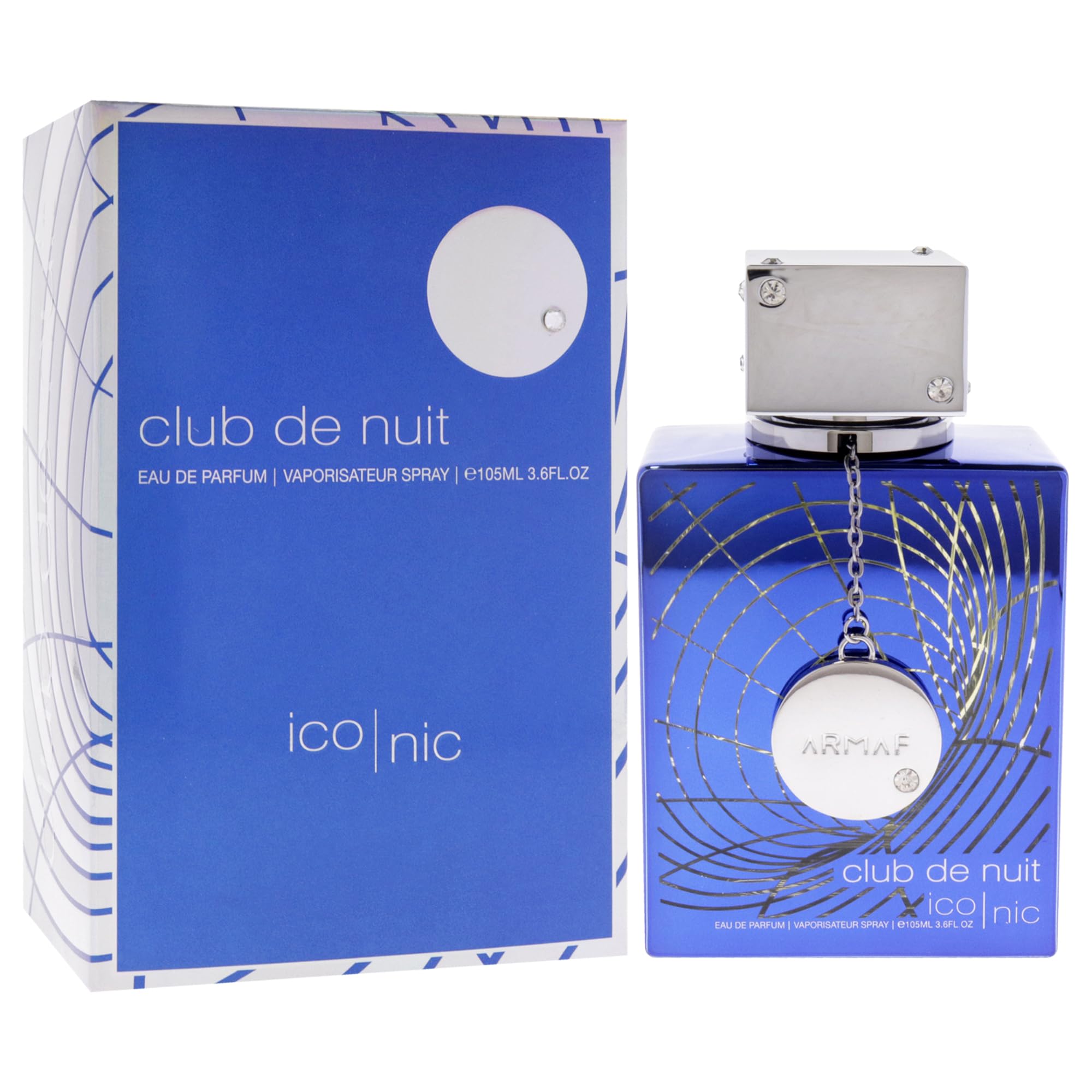 Armaf Club de Nuit Blue Iconic For Men EDP 3.6 oz - Thumbnail 3