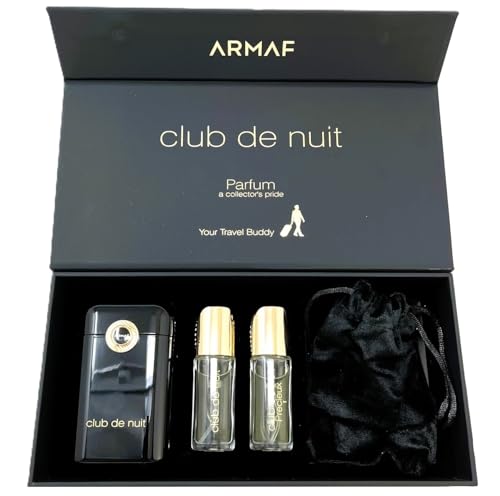 [Set] Armaf Club de Nuit Intense M 4 Piece Travel Set Citrus Smoky Woody For Men EDP - Thumbnail 2