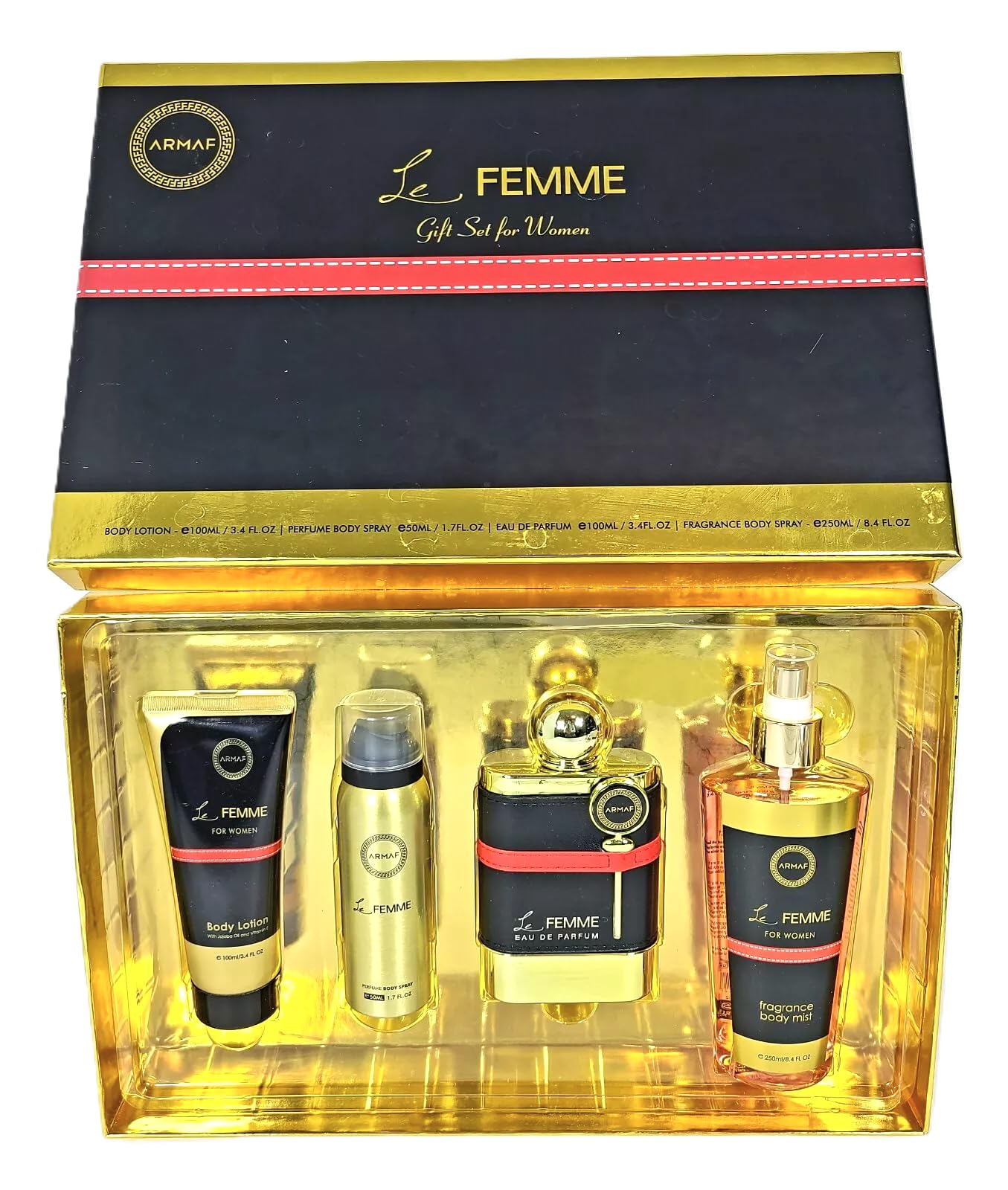 [Set] Armaf Le Femme 4 Piece Set For Women EDP 3.4 oz - Thumbnail 2