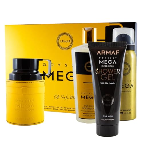 [Set] Armaf Odyssey Mega Limited Edition Citrus Woody Fresh 4 Piece for Man EDP 3.4 oz - Thumbnail 2