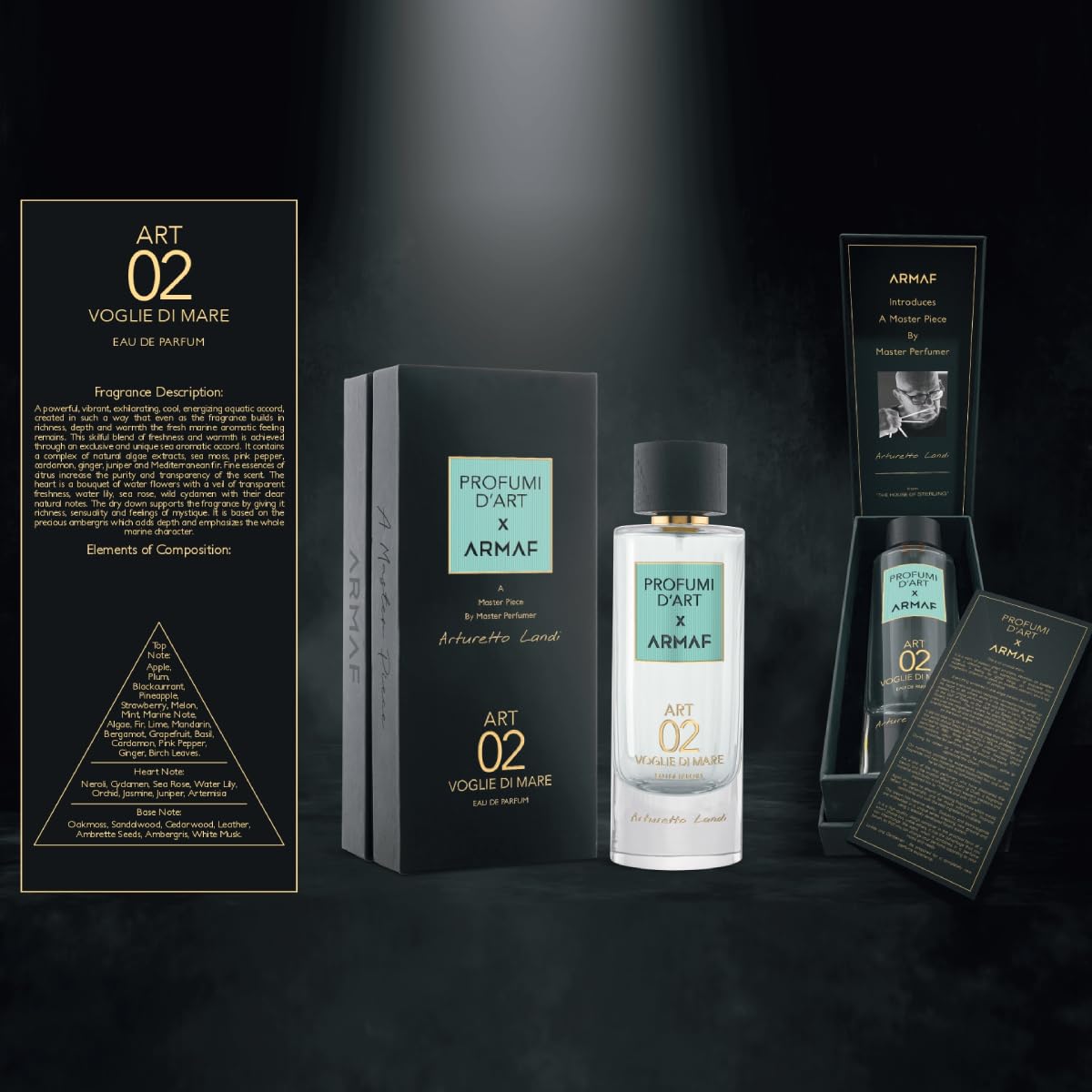 Armaf Profumi D'art Art 02 Voglie Di Mare U 3.6 Spr EDP - Thumbnail 3