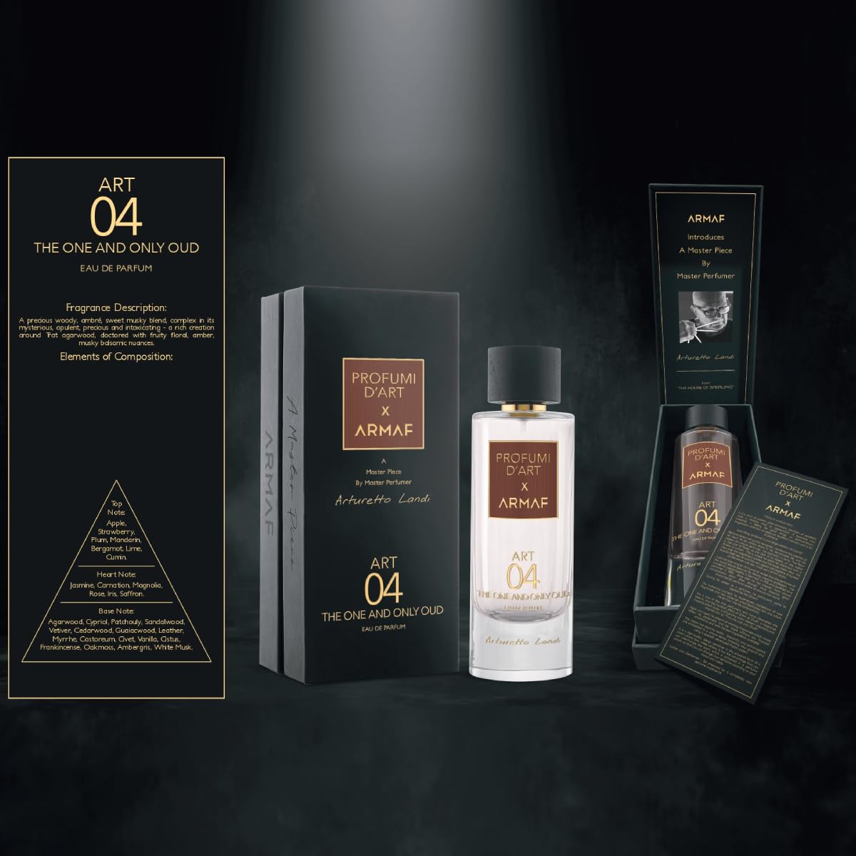 Art 04 the One and Only Oud By Armaf EDP 3.6 oz - Thumbnail 3