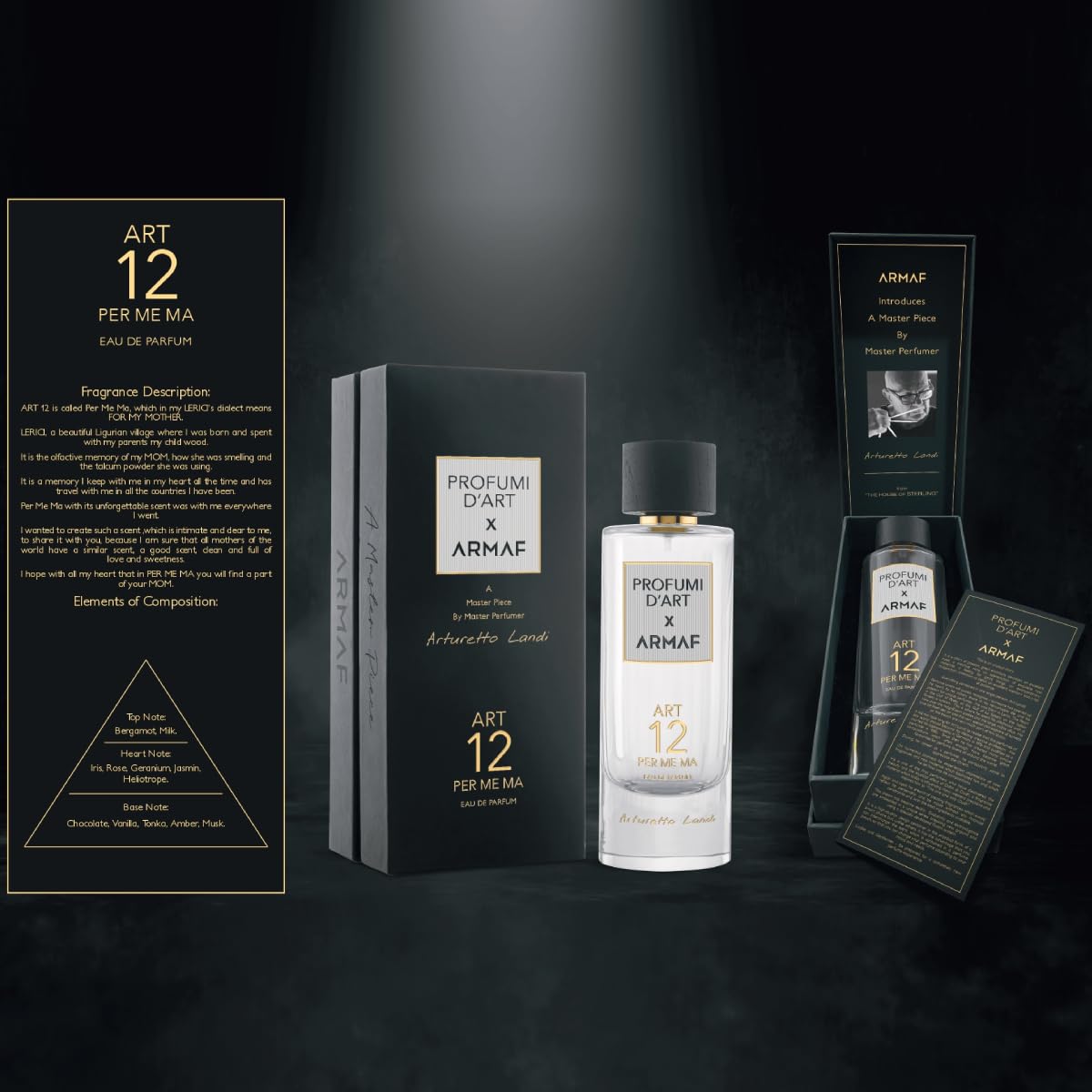 Profumi D Art 12 Per Me Ma By Armaf For Men EDP 3.6 oz - Thumbnail 3