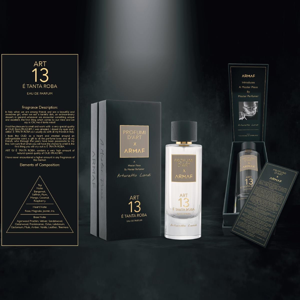 Profumi D Art 13 E Tanta Roba By Armaf For Men EDP 3.6 oz - Thumbnail 3