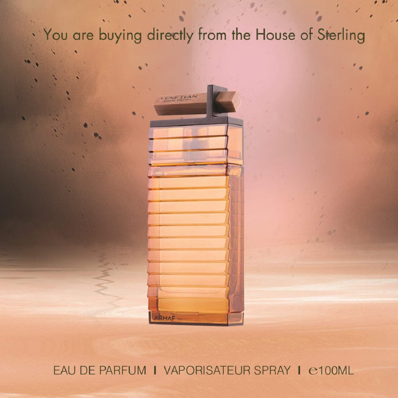 Armaf Venetian Ambre Edition For Men EDP 3.4 oz - Thumbnail 3