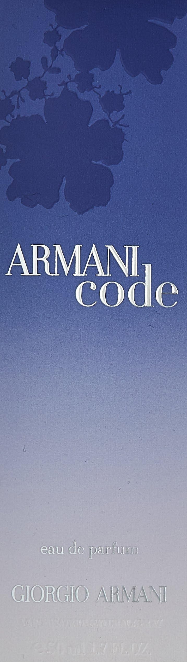 Armani Beauty Code Cologne Fougère Ambery Spicy Men’s Green Mandarin Nutmeg