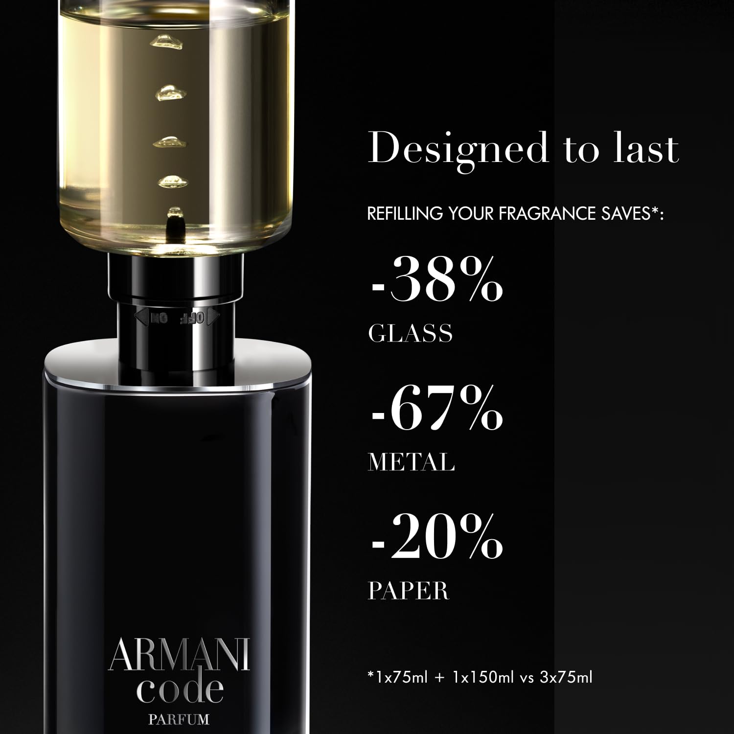Armani Code M 5.0 Parfum Refill - Thumbnail 3