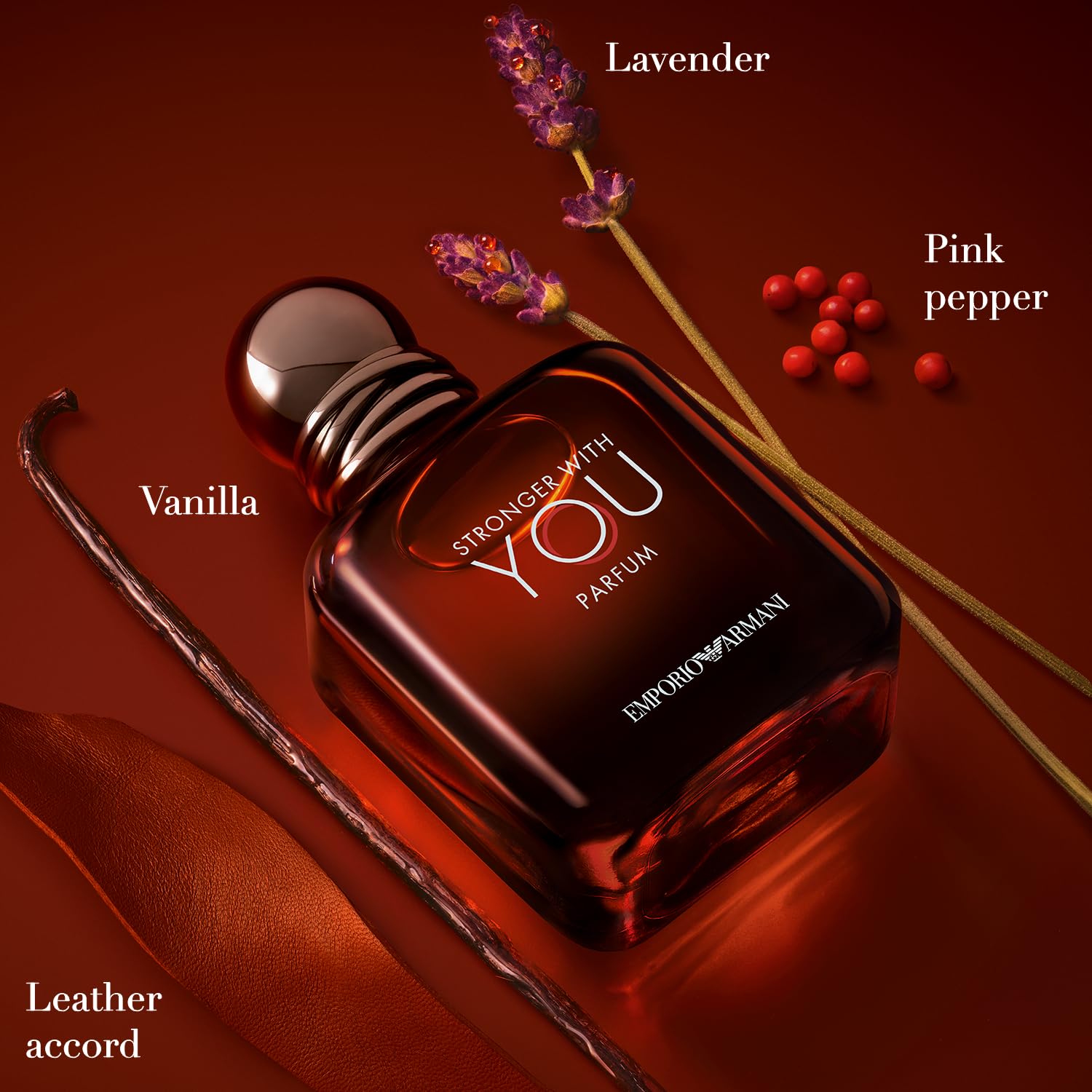 Armani Beauty Stronger With You Parfum Cologne Woody Ambery Rum Bergamot - Thumbnail 2