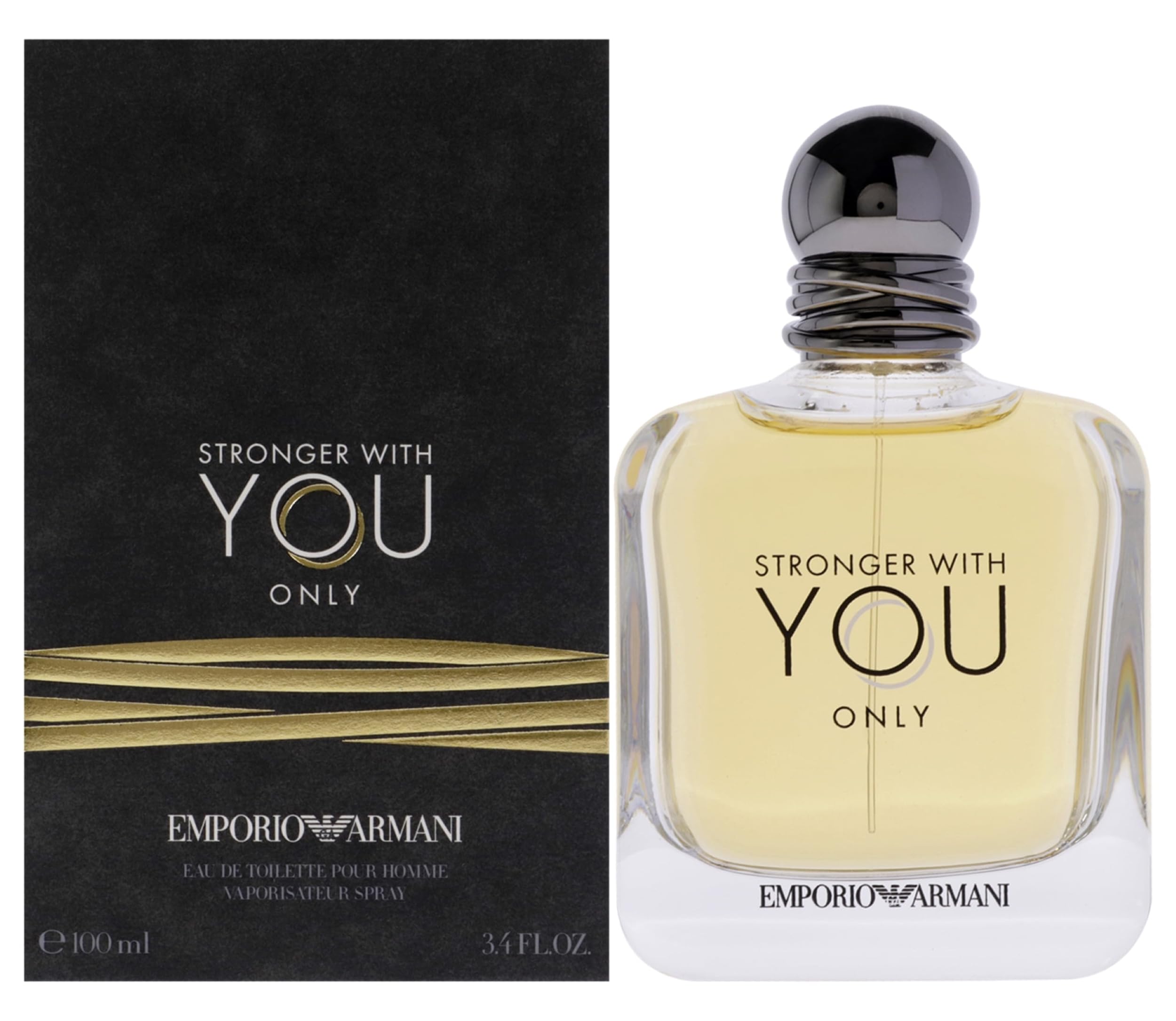 Armani Emporio Armani Stronger With You Only For Men EDT 3.4 oz - Thumbnail 2