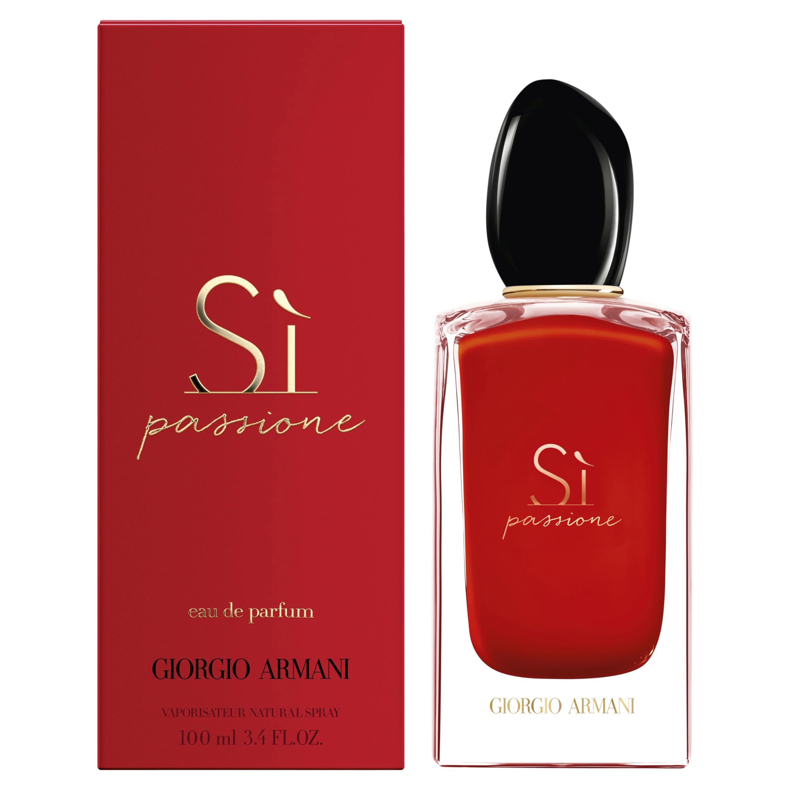 Armani Beauty Sì Passione Vanilla Floral Citrus Blackcurrant Nectar Damascena - Thumbnail 2
