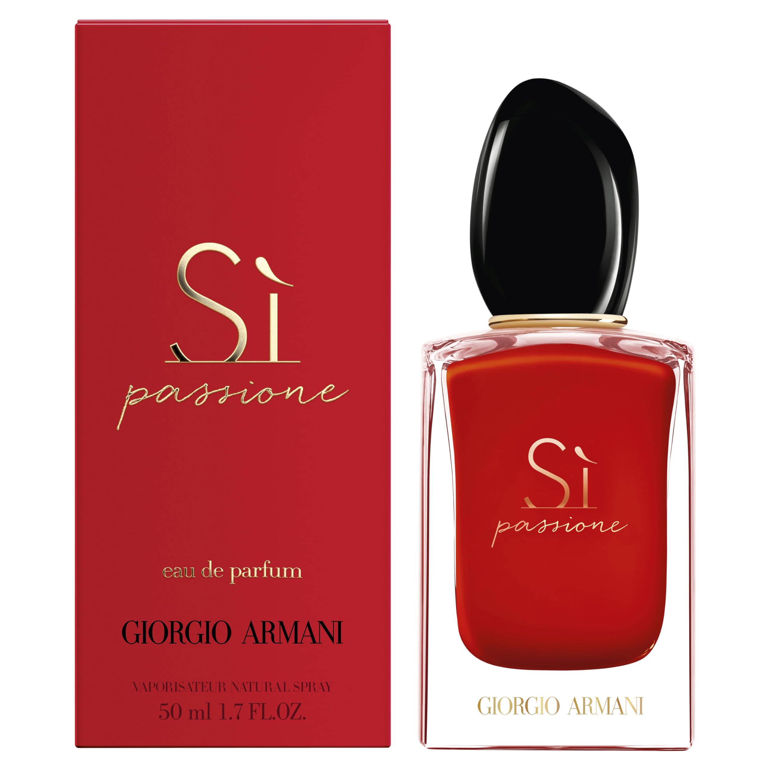 Armani Beauty Sì Passione Vanilla Floral Citrus Blackcurrant Nectar Damascena - Thumbnail 2