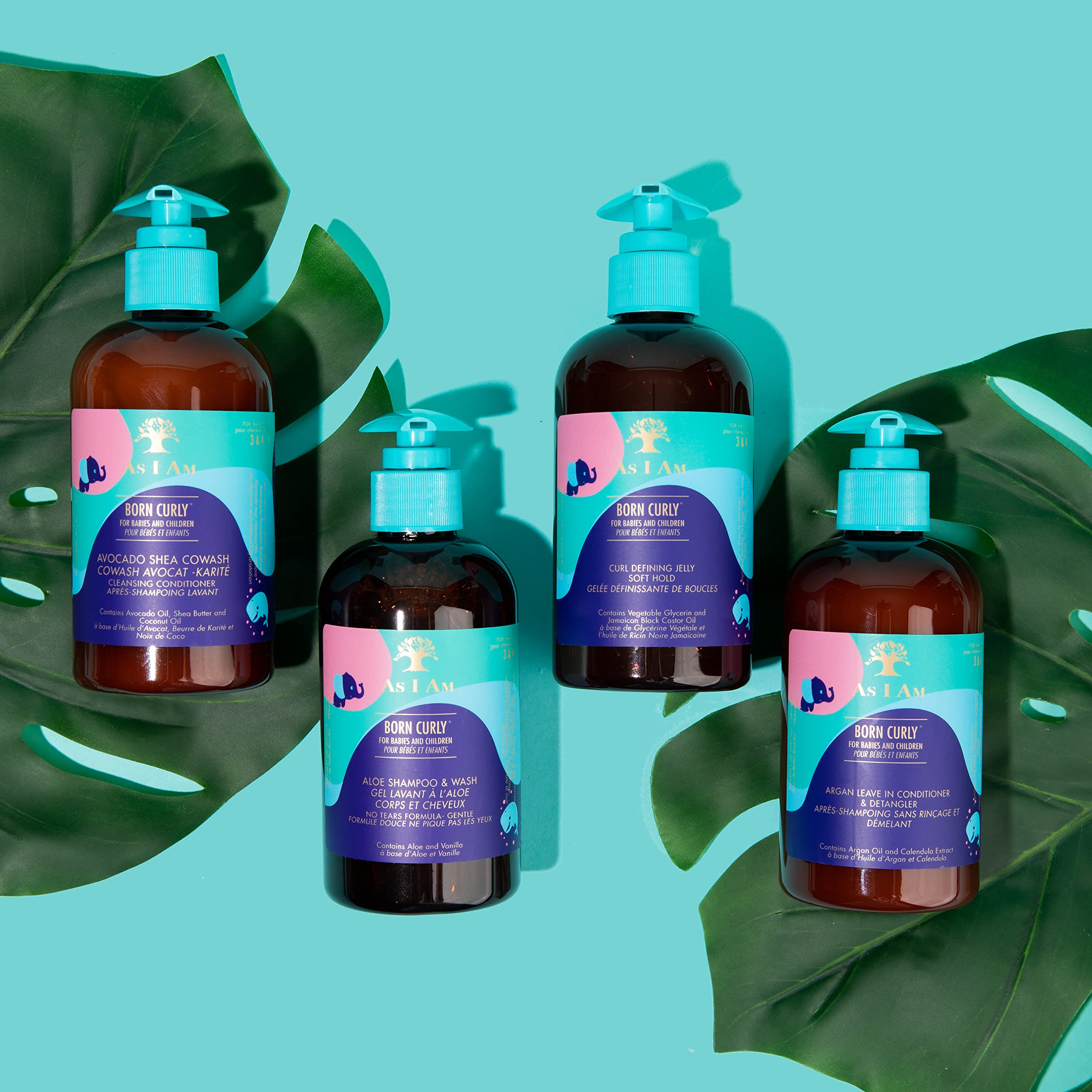 As I Am Born Curly Argan Leave In Conditioner Detangler 8 oz - Thumbnail 2