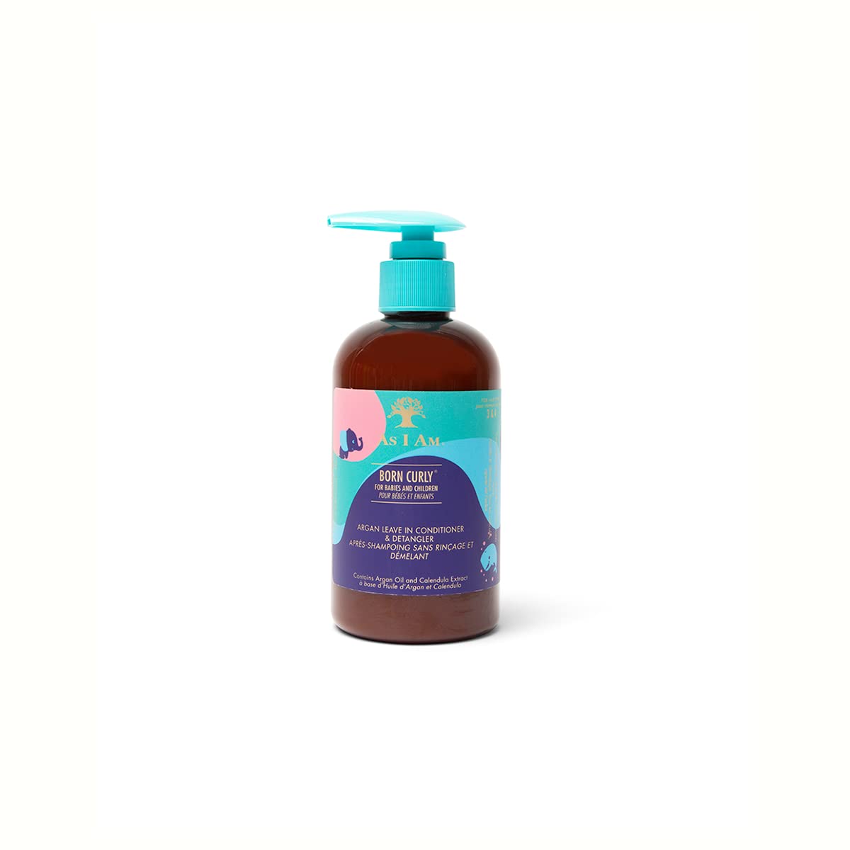 As I Am Born Curly Argan Leave In Conditioner Detangler 8 oz - Thumbnail 3