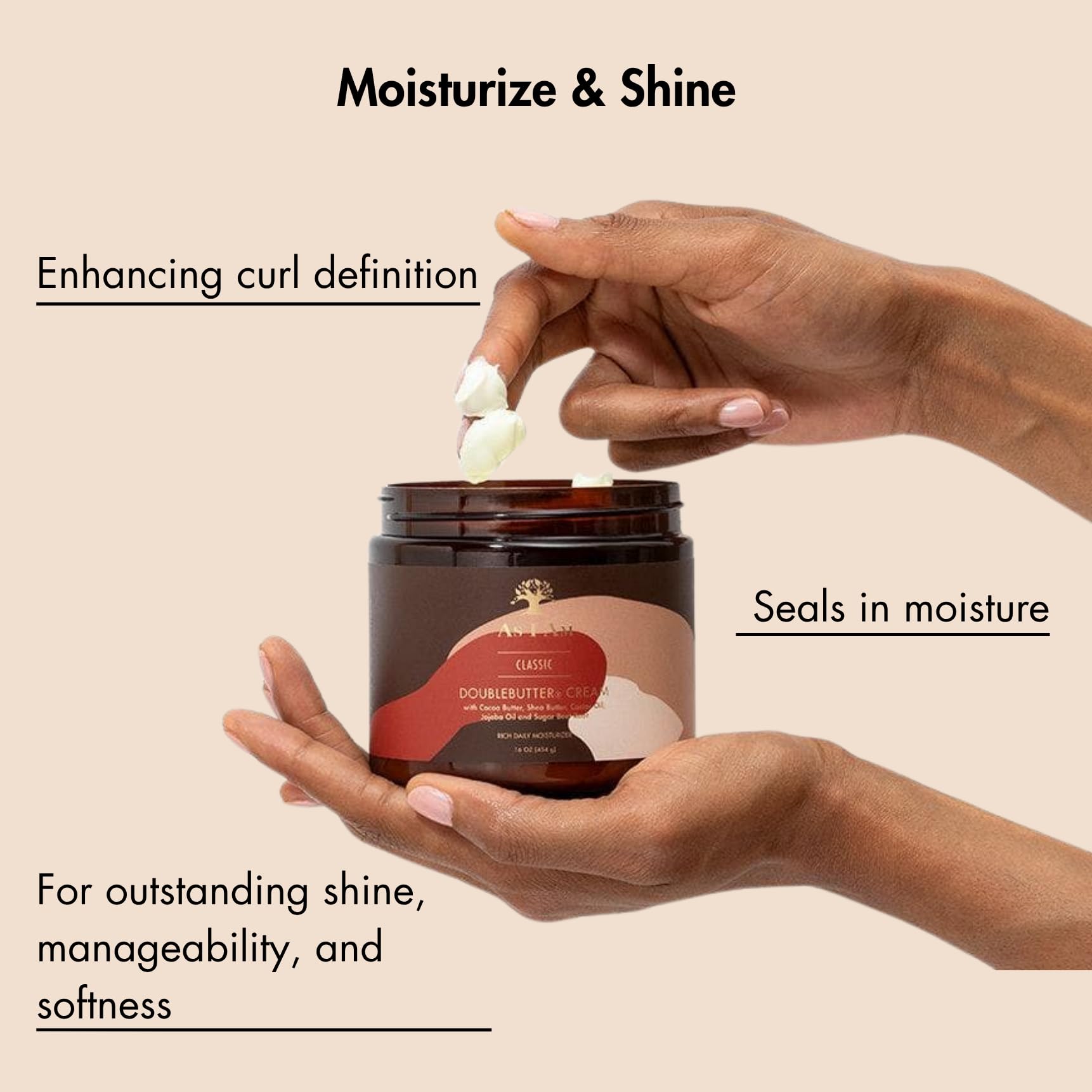 As I Am Double Butter Rich Daily Moisturizer 16 oz - Thumbnail 3