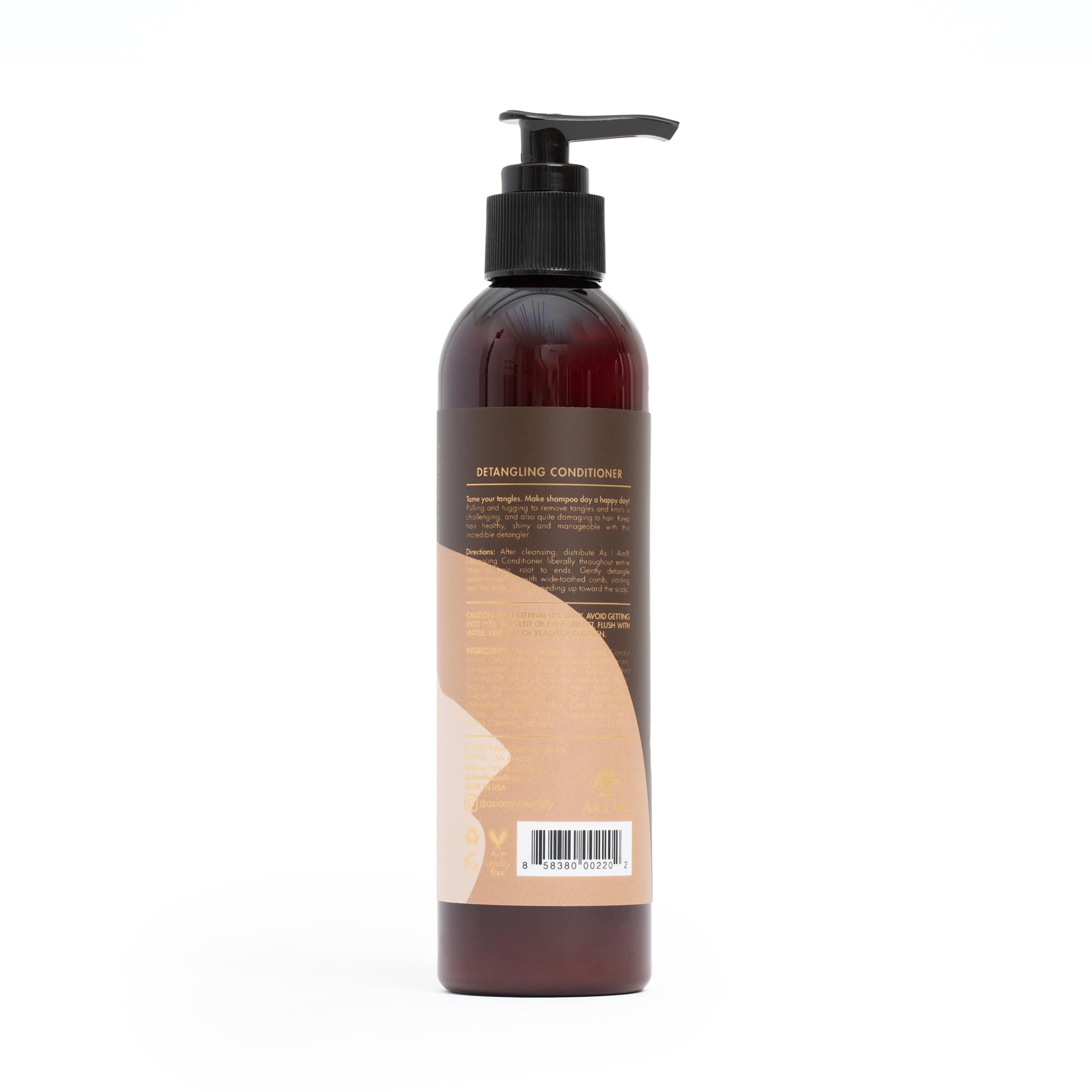As I Am Detangling Conditioner Leave In Tangle Releaser 8 oz - Thumbnail 3