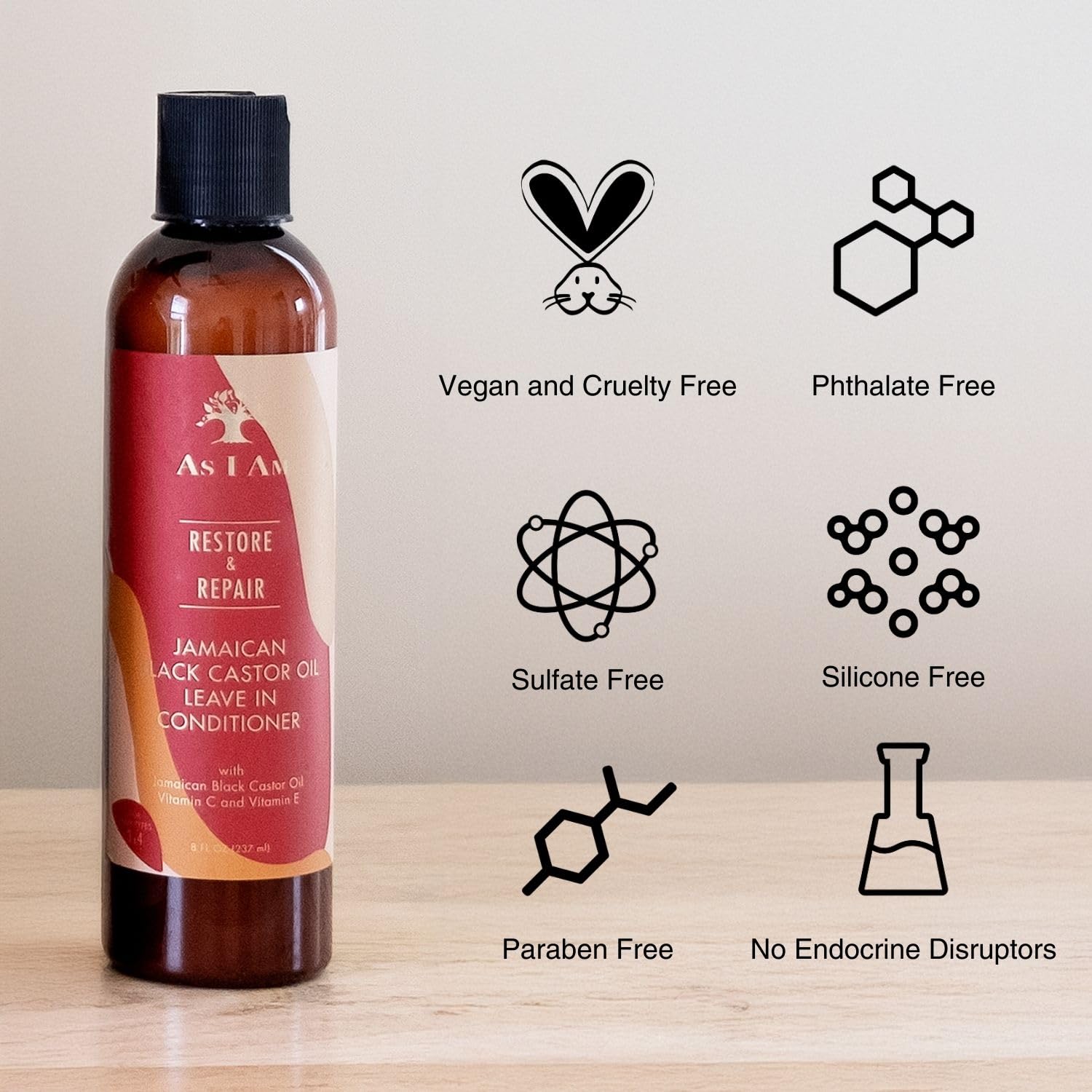 As I Am Jbco Jamaican Black Castor Oil Leave In Conditioner 501658 - Thumbnail 2