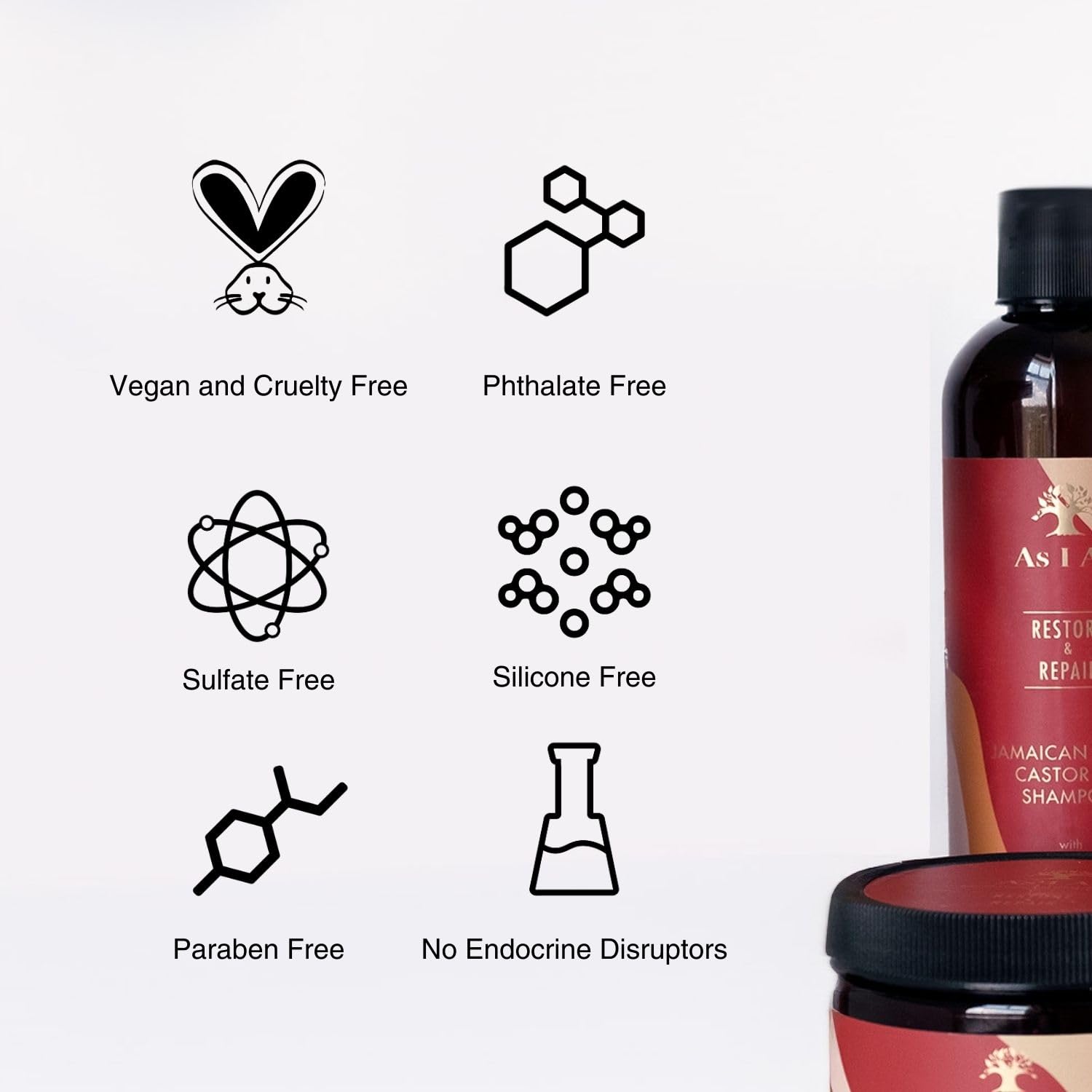 As I Am Jamaican Black Castor Oil Shampoo 355 ml - Thumbnail 3