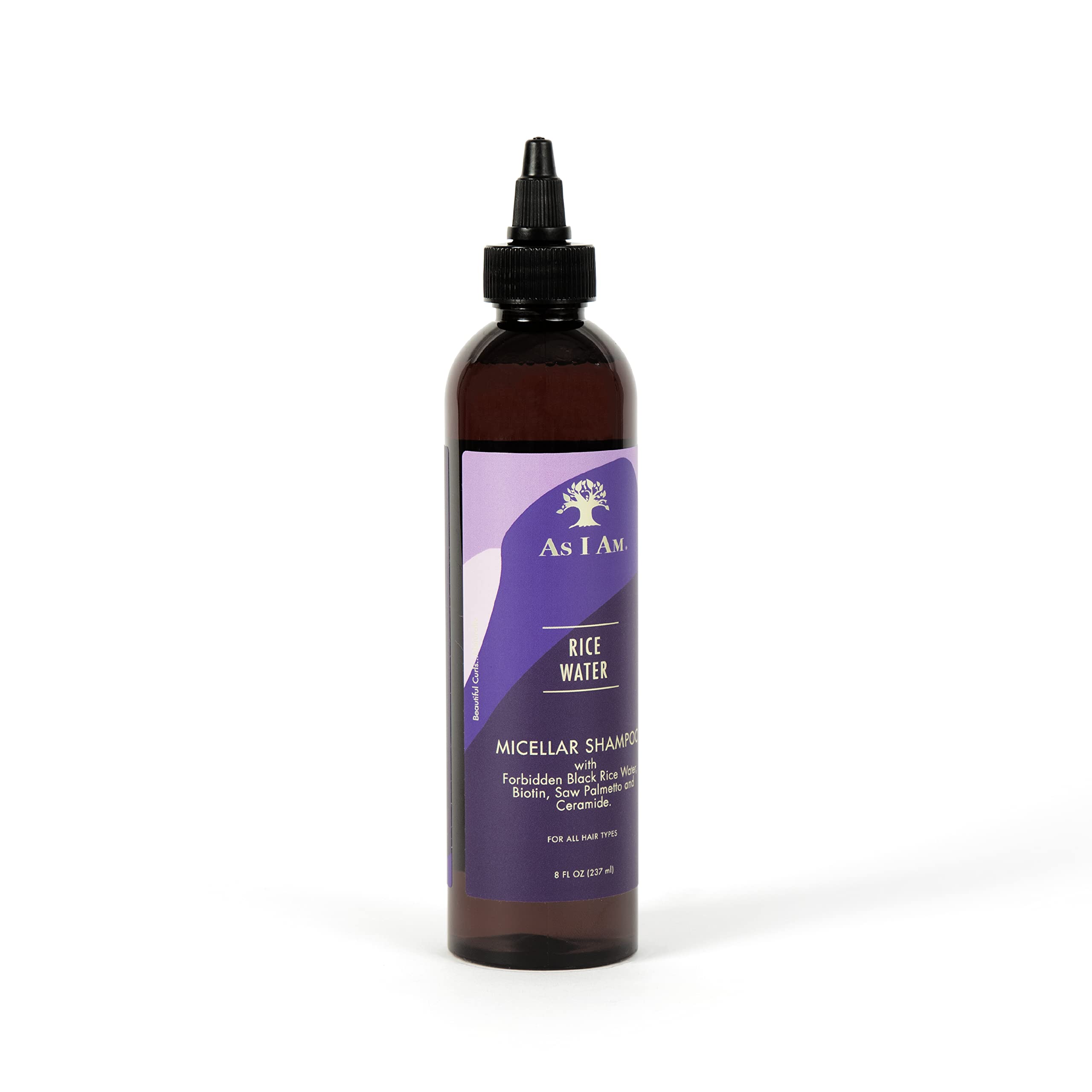 As I Am Rice Water Shampoo With Forbidden Black Rice Saw Palmetto Biotin Gentle - Thumbnail 3