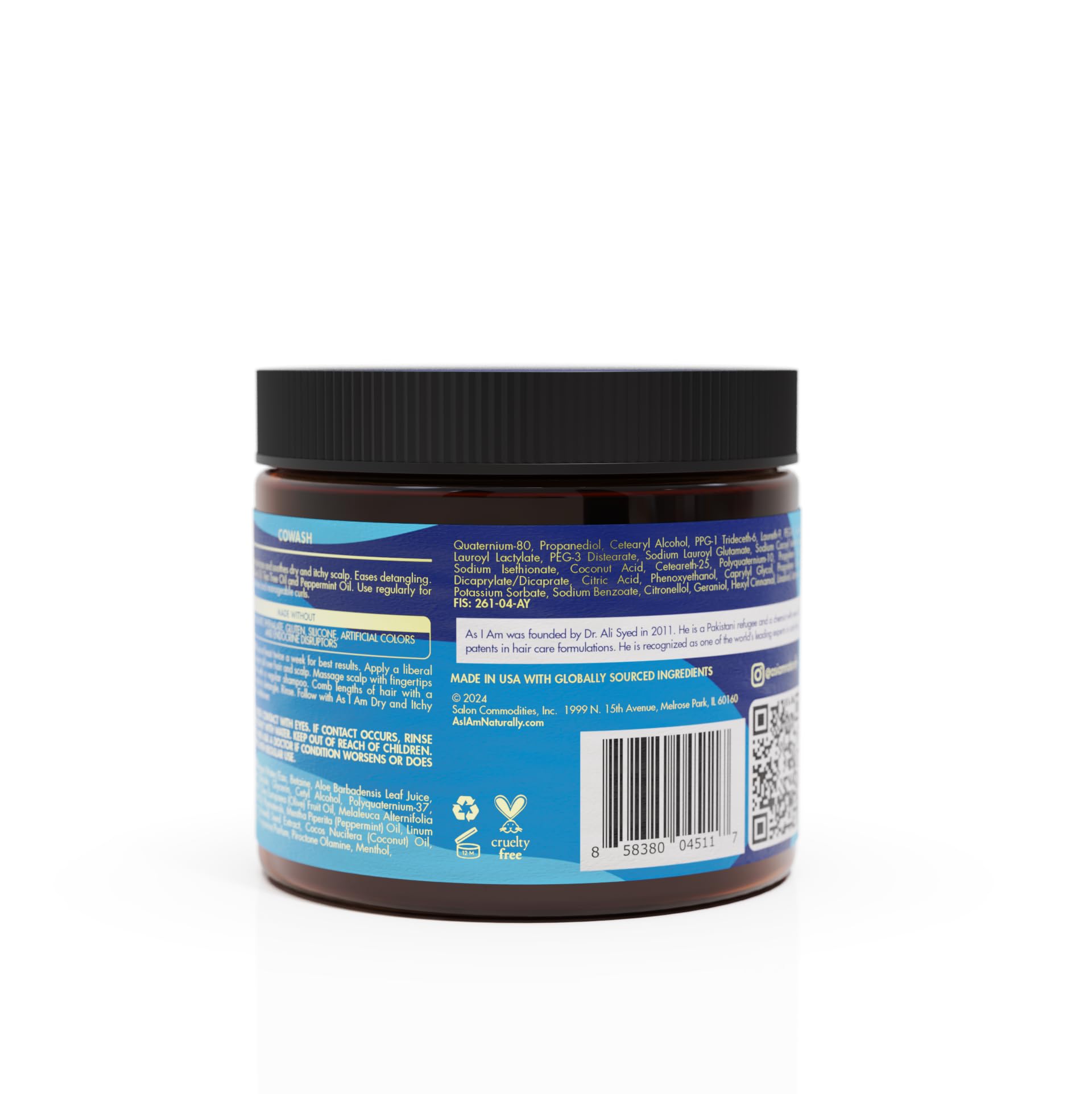 As I Am Dry Itchy Scalp Care Cowash Cleanses Moisturizes and Soothes Dry and - Thumbnail 2