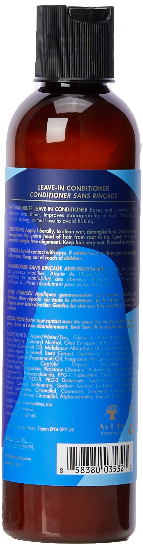 Dry Itchy Olive and Tea Tree Oil Leave Conditioner 8 oz - Thumbnail 3