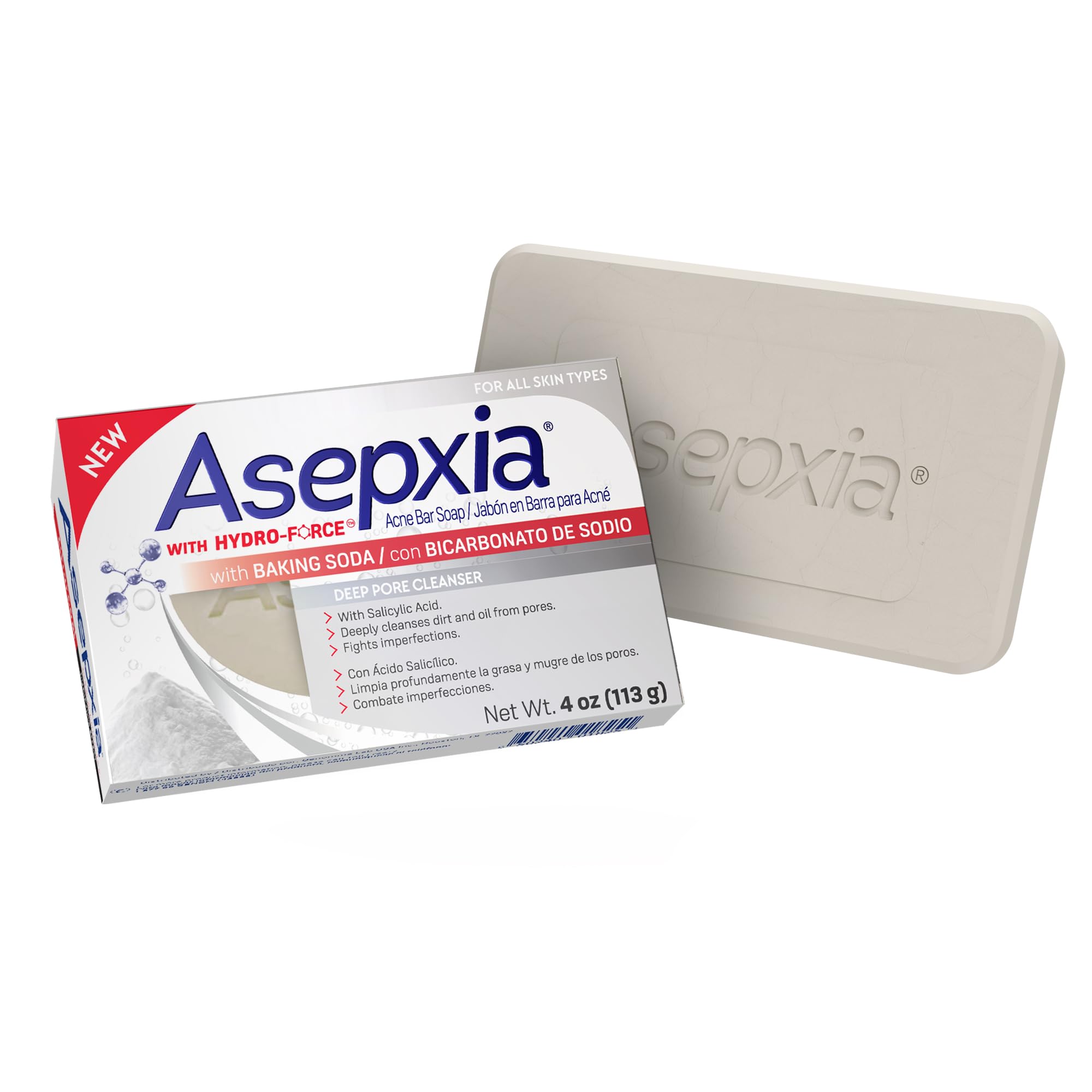 Asepxia Acne Treatment Bar Soap With Baking Soda | Face Wash Deep Cleansing - Thumbnail 2